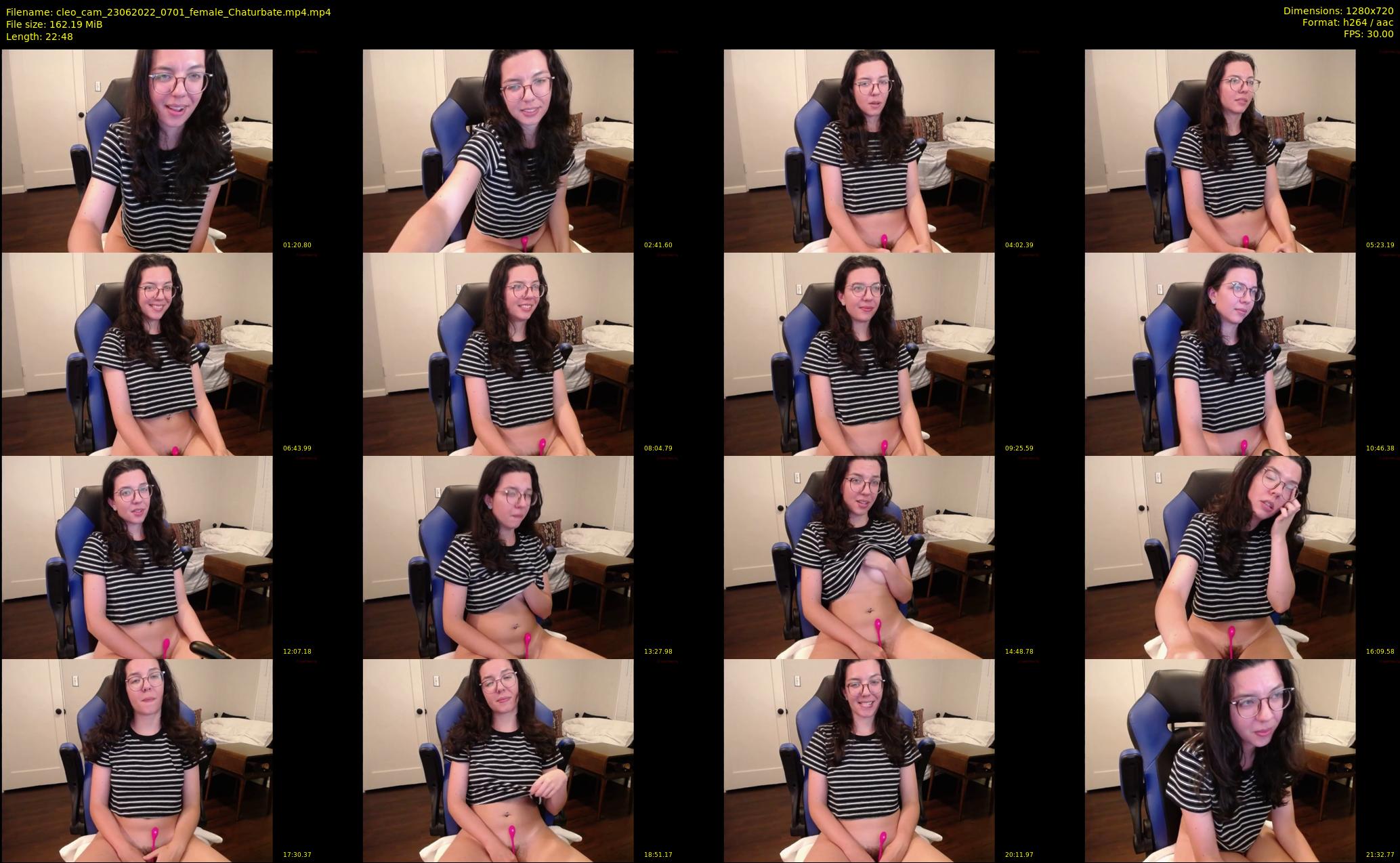 cleo_cam — 23 minute Chaturbate female cam show recording, 720p, Jun 23, 2022