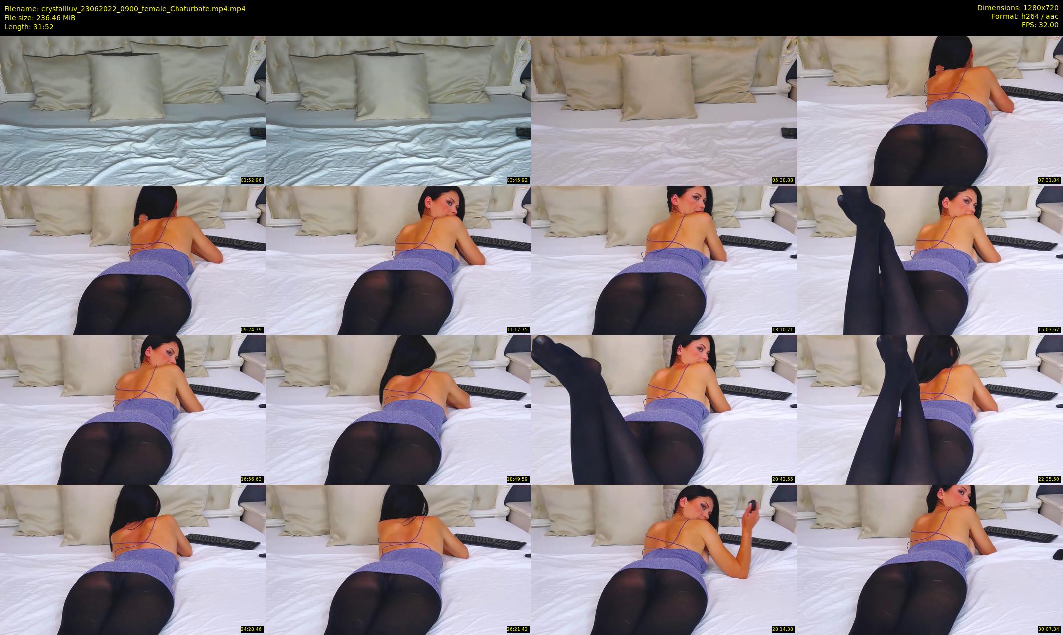 crystallluv — 32 minute Chaturbate female cam show recording, 720p, Jun 23, 2022