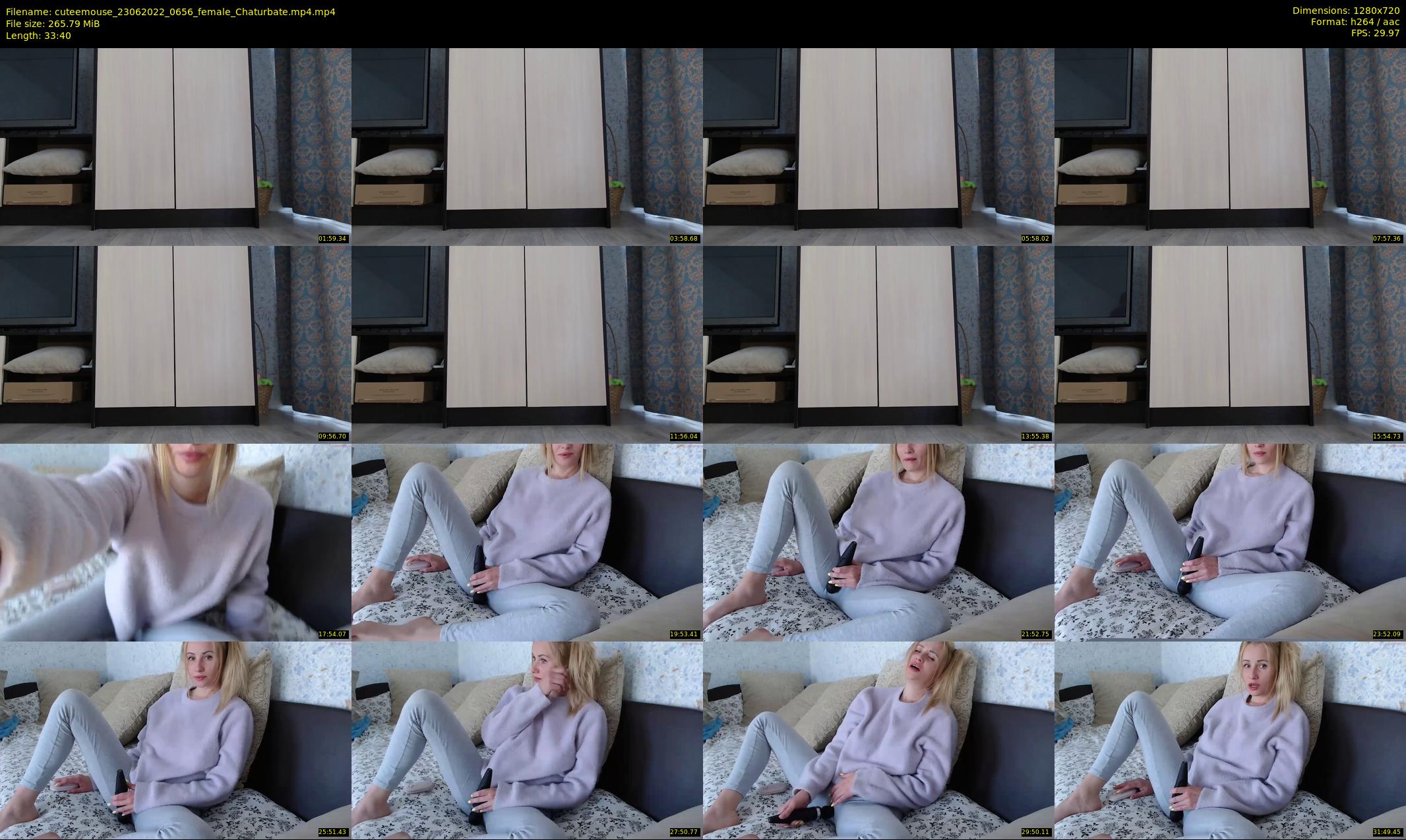 cuteemouse — 34 minute Chaturbate female cam show recording, 720p, Jun 23, 2022