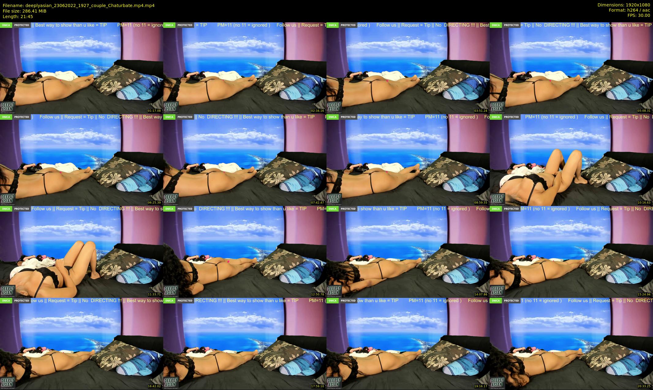 deeplyasian — 22 minute Chaturbate couple cam show recording, 1080p, Jun 23, 2022