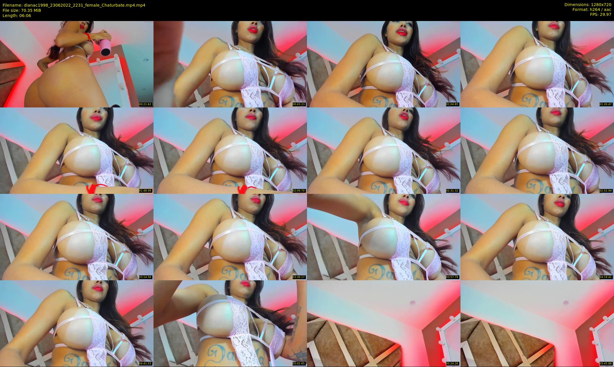 dianac1998 — 7 minute Chaturbate female cam show recording, 720p, Jun 23, 2022