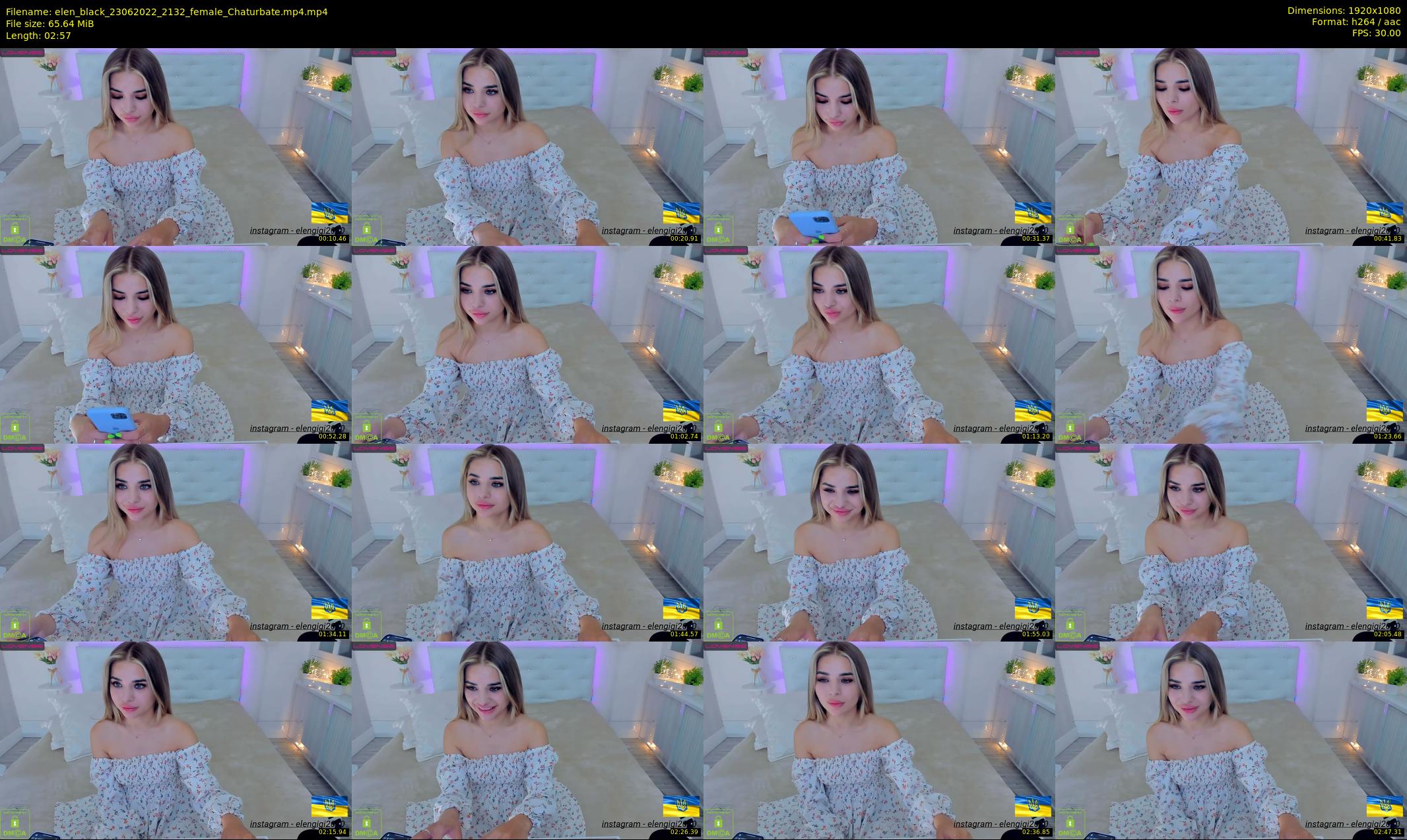 elen_black — 3 minute Chaturbate female cam show recording, 1080p, Jun 23, 2022