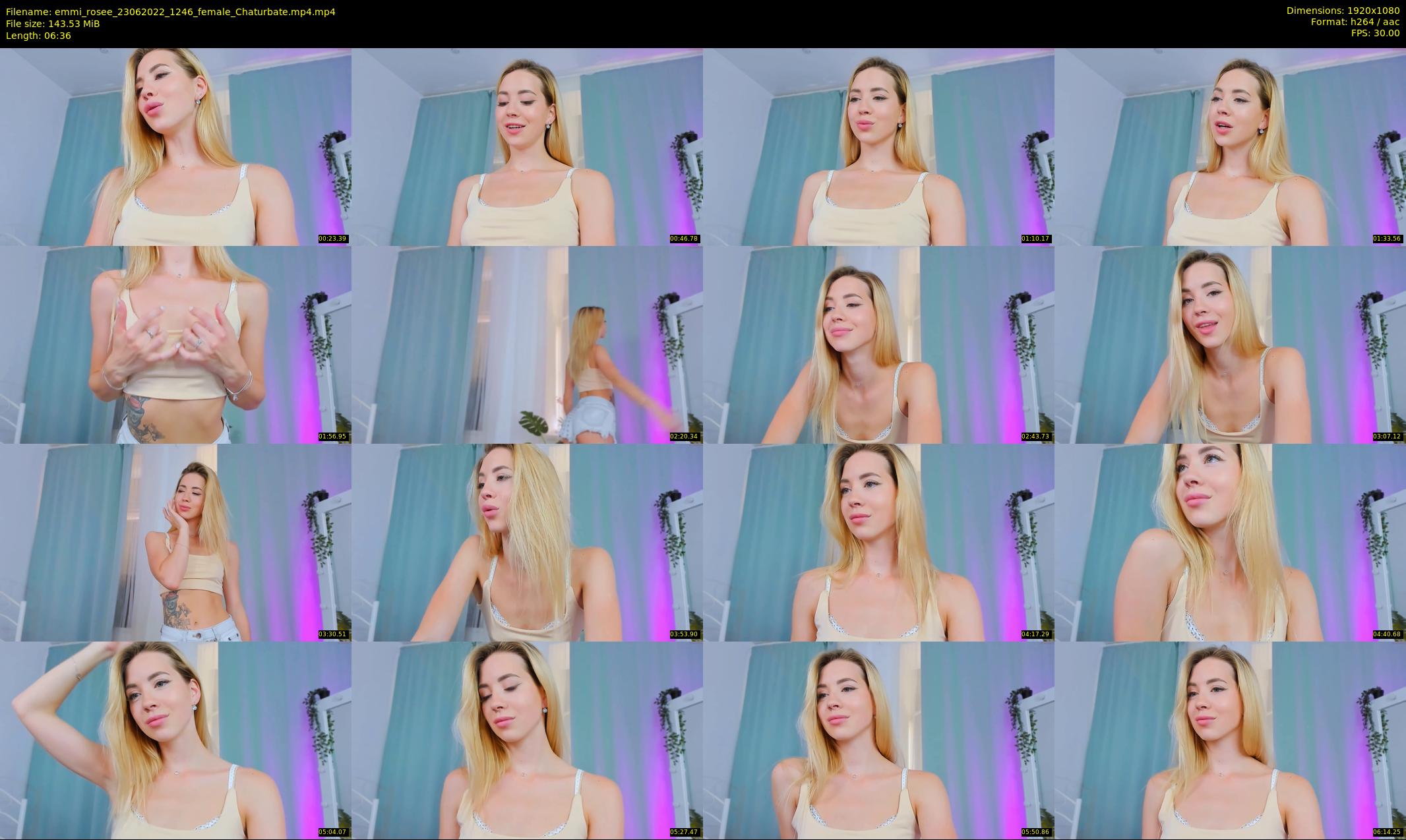 emmi_rosee — 7 minute Chaturbate female cam show recording, 1080p, Jun 23, 2022