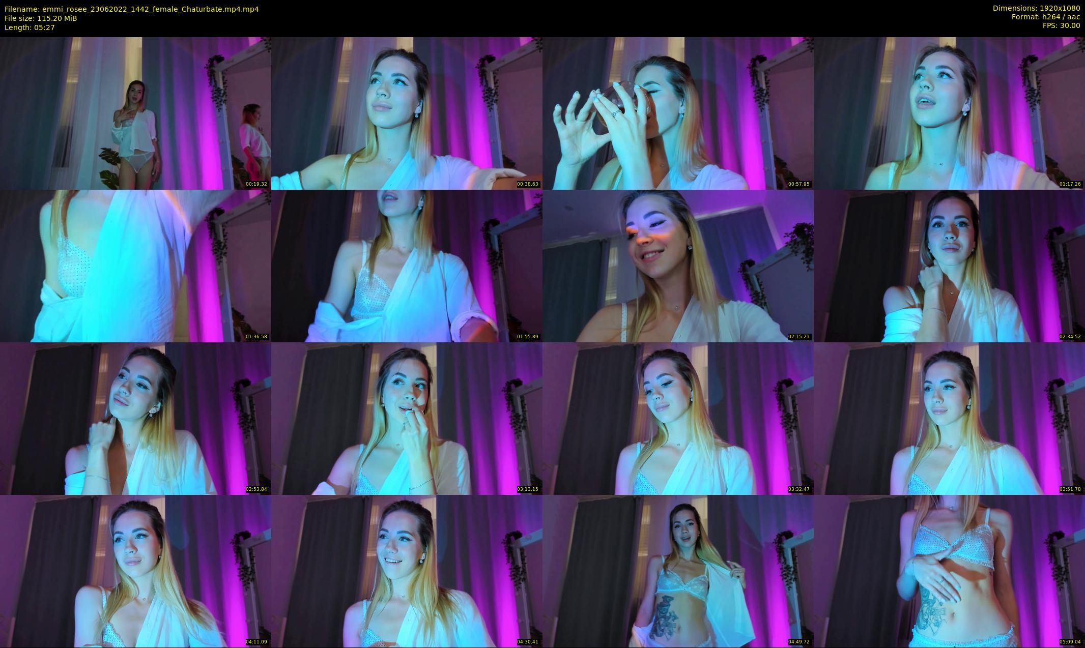 emmi_rosee — 6 minute Chaturbate female cam show recording, 1080p, Jun 23, 2022