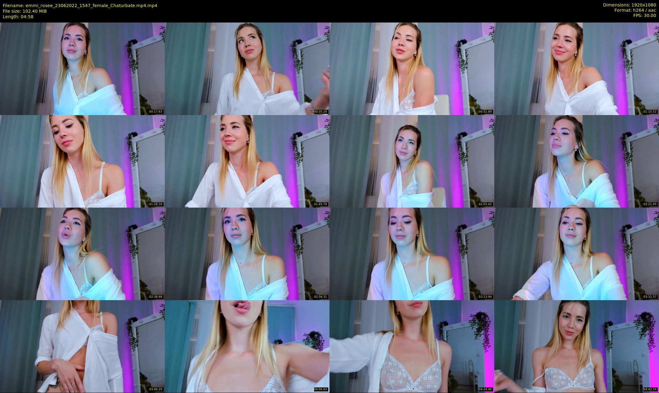 emmi_rosee — 5 minute Chaturbate female cam show recording, 1080p, Jun 23, 2022