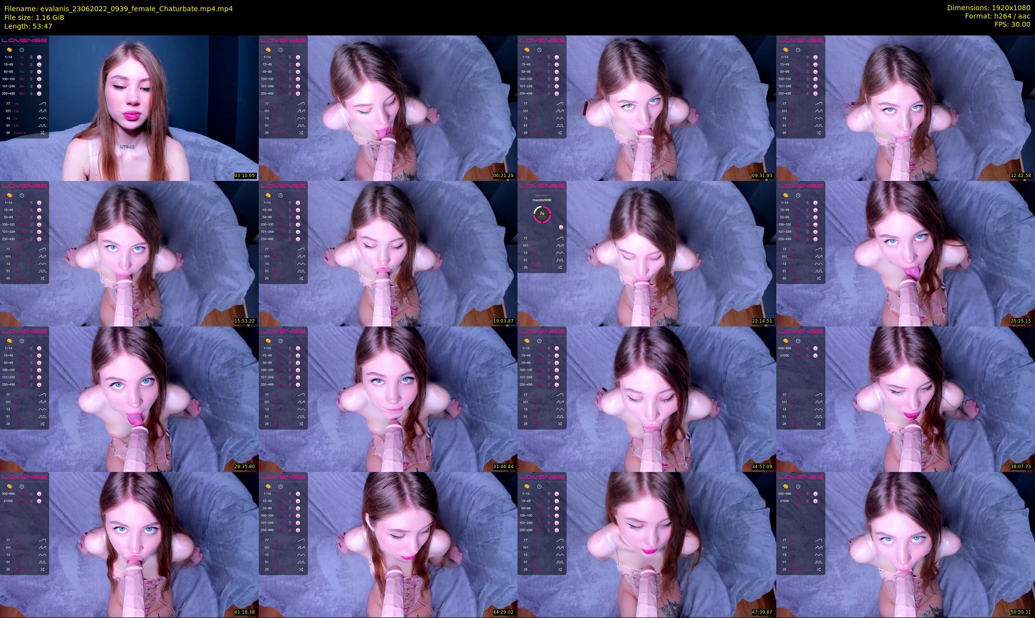 evalanis — 54 minute Chaturbate couple cam show recording, 1080p, Jun 23, 2022