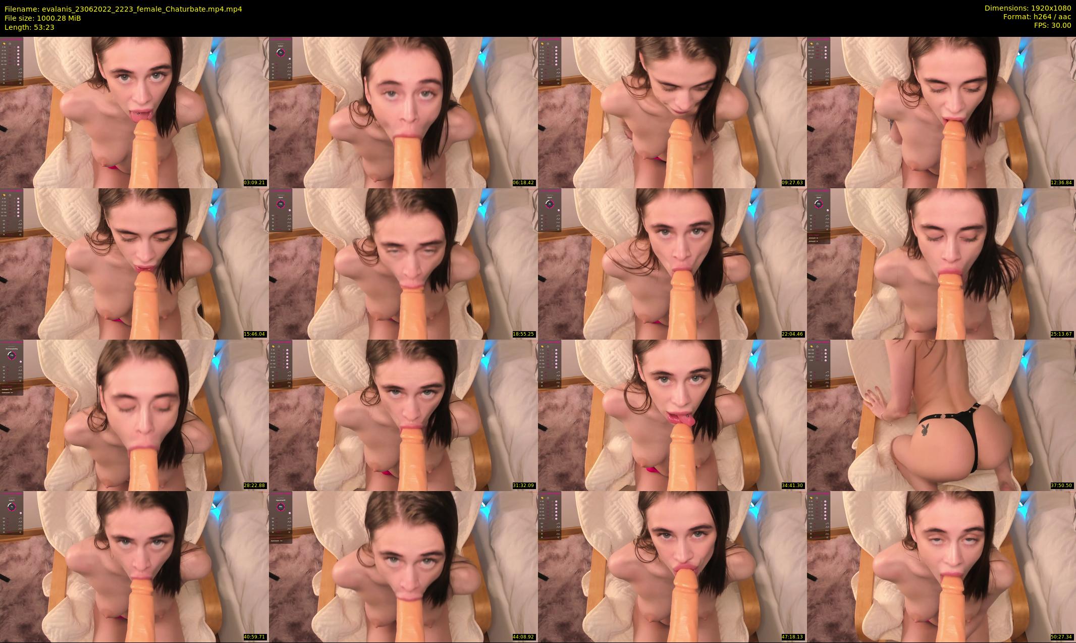 evalanis — 54 minute Chaturbate couple cam show recording, 1080p, Jun 23, 2022