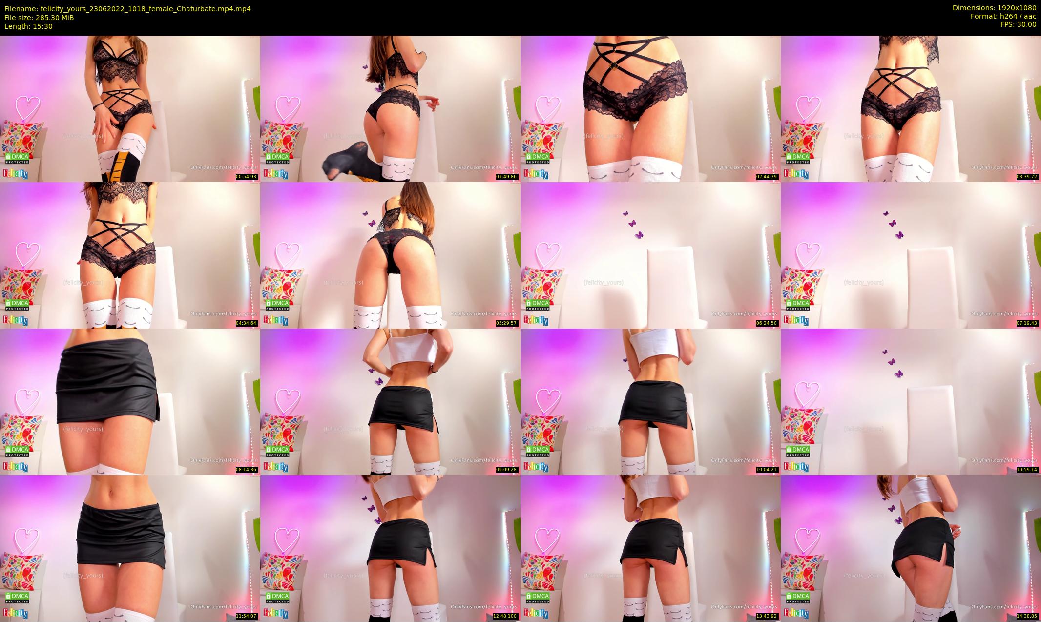 felicity_yours — 16 minute Chaturbate female cam show recording, 1080p, Jun 23, 2022