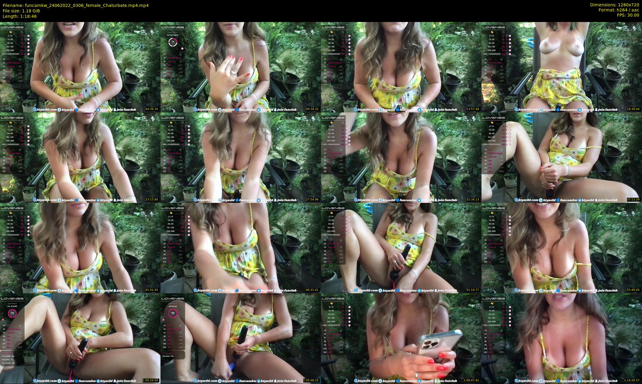 funcamkw — 79 minute Chaturbate female cam show recording, 720p, Jun 24, 2022