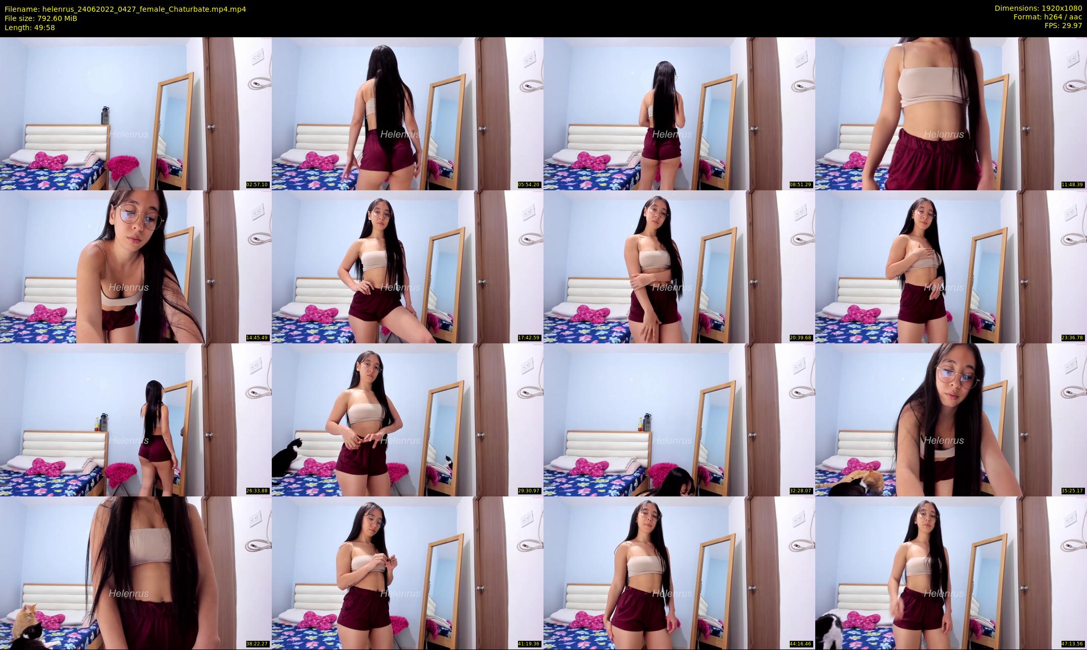 helenrus — 50 minute Chaturbate female cam show recording, 1080p, Jun 24, 2022