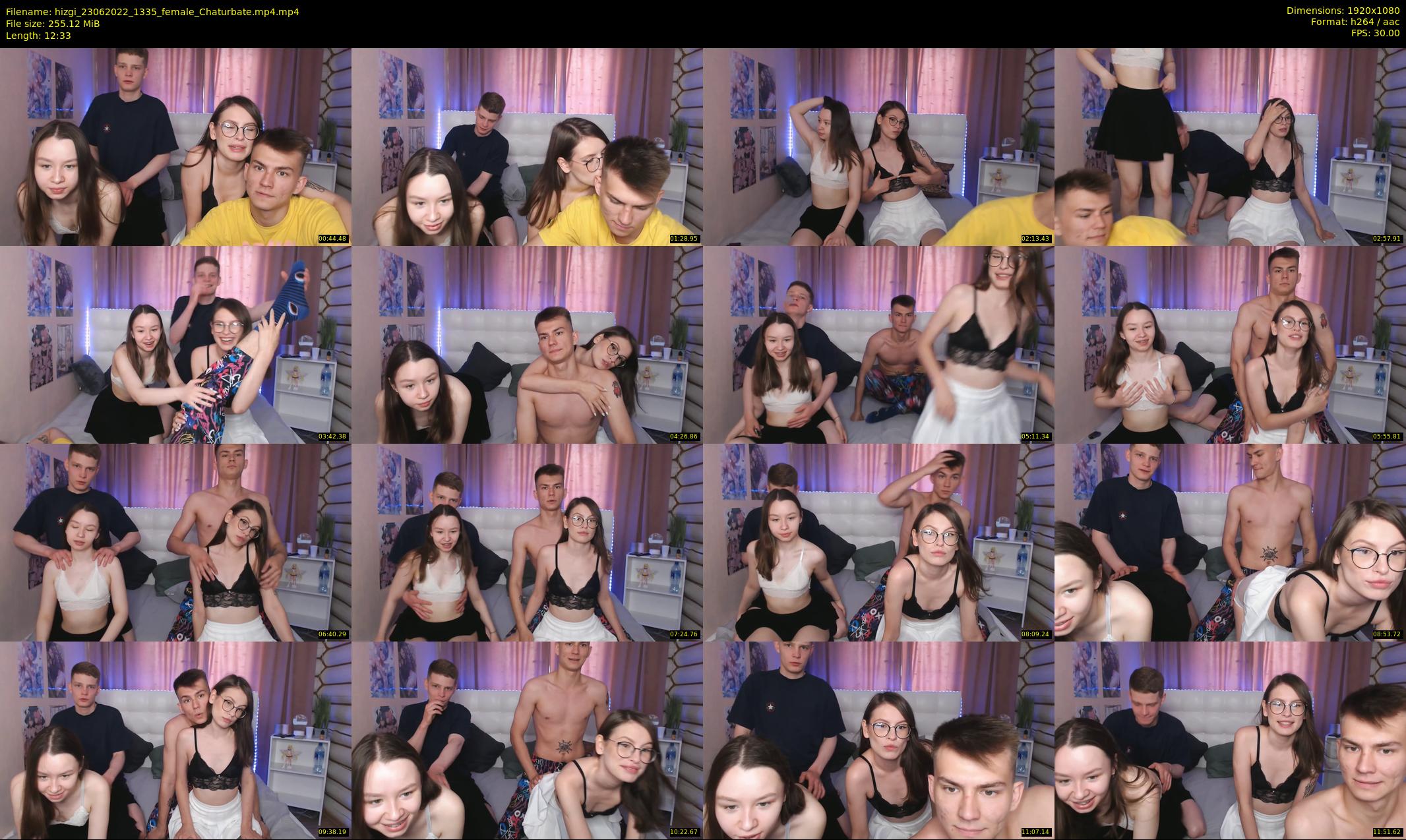 hizgi — 13 minute Chaturbate couple cam show recording, 1080p, Jun 23, 2022