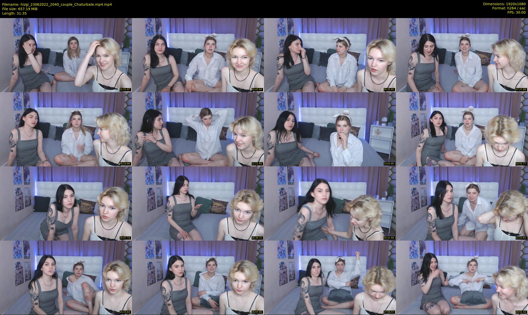 hizgi — 32 minute Chaturbate couple cam show recording, 1080p, Jun 23, 2022