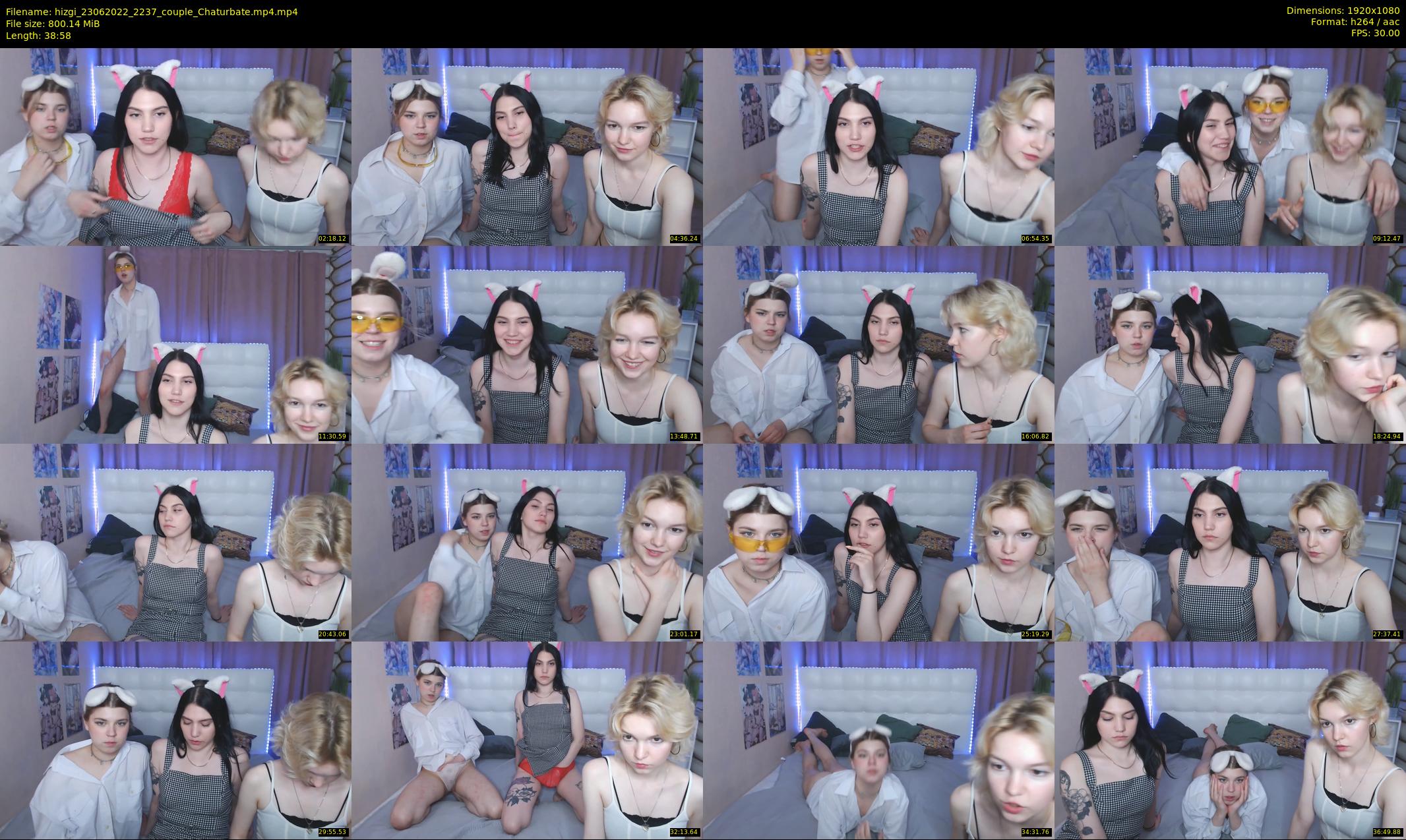 hizgi — 39 minute Chaturbate couple cam show recording, 1080p, Jun 23, 2022
