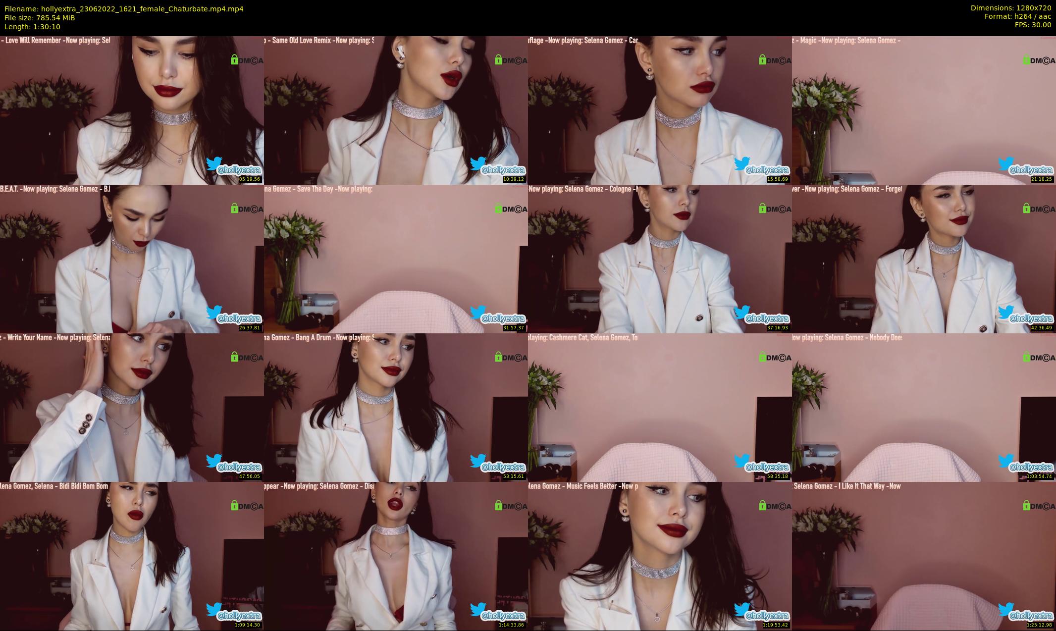 hollyextra — 91 minute Chaturbate female cam show recording, 720p, Jun 23, 2022