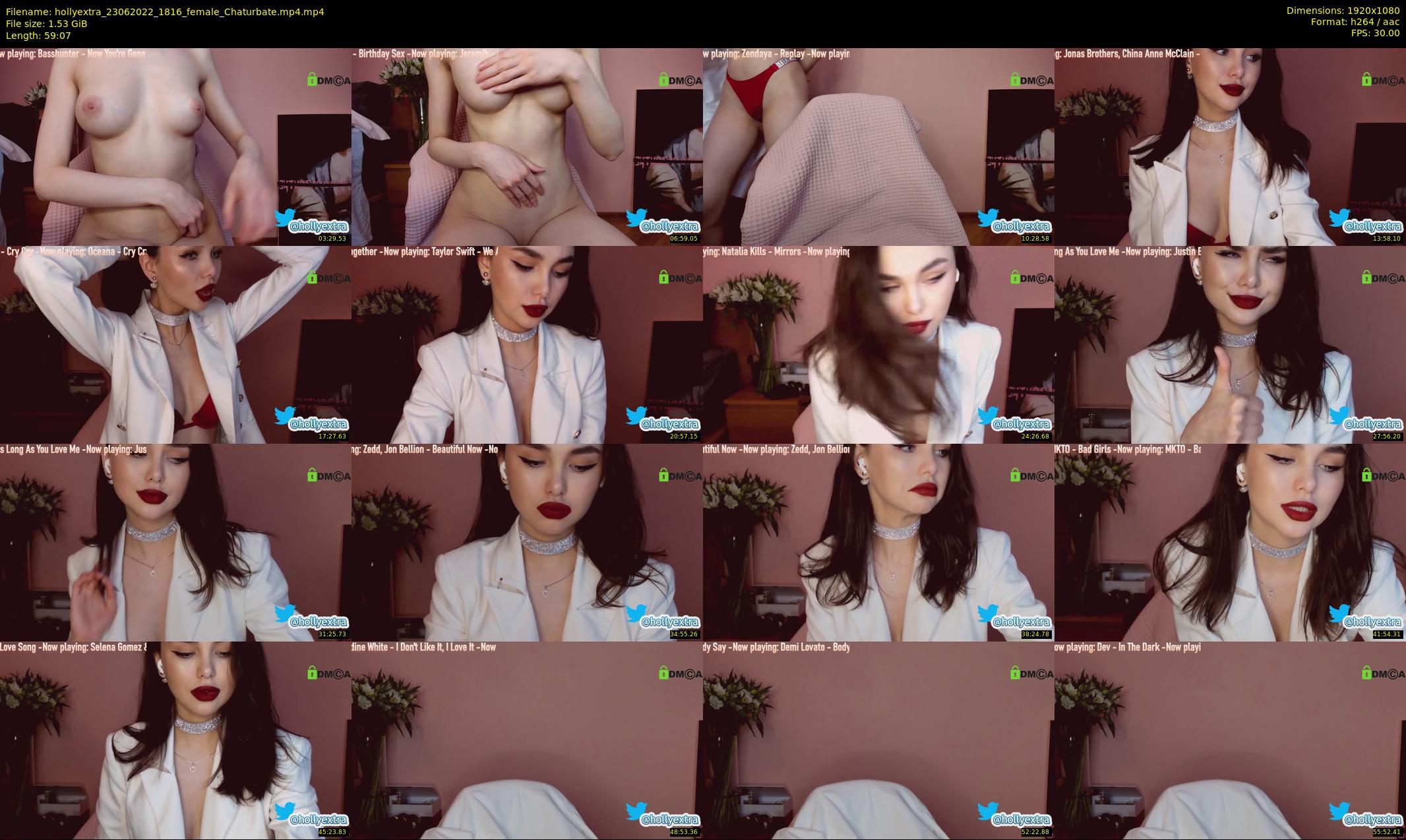 hollyextra — 60 minute Chaturbate female cam show recording, 1080p, Jun 23, 2022