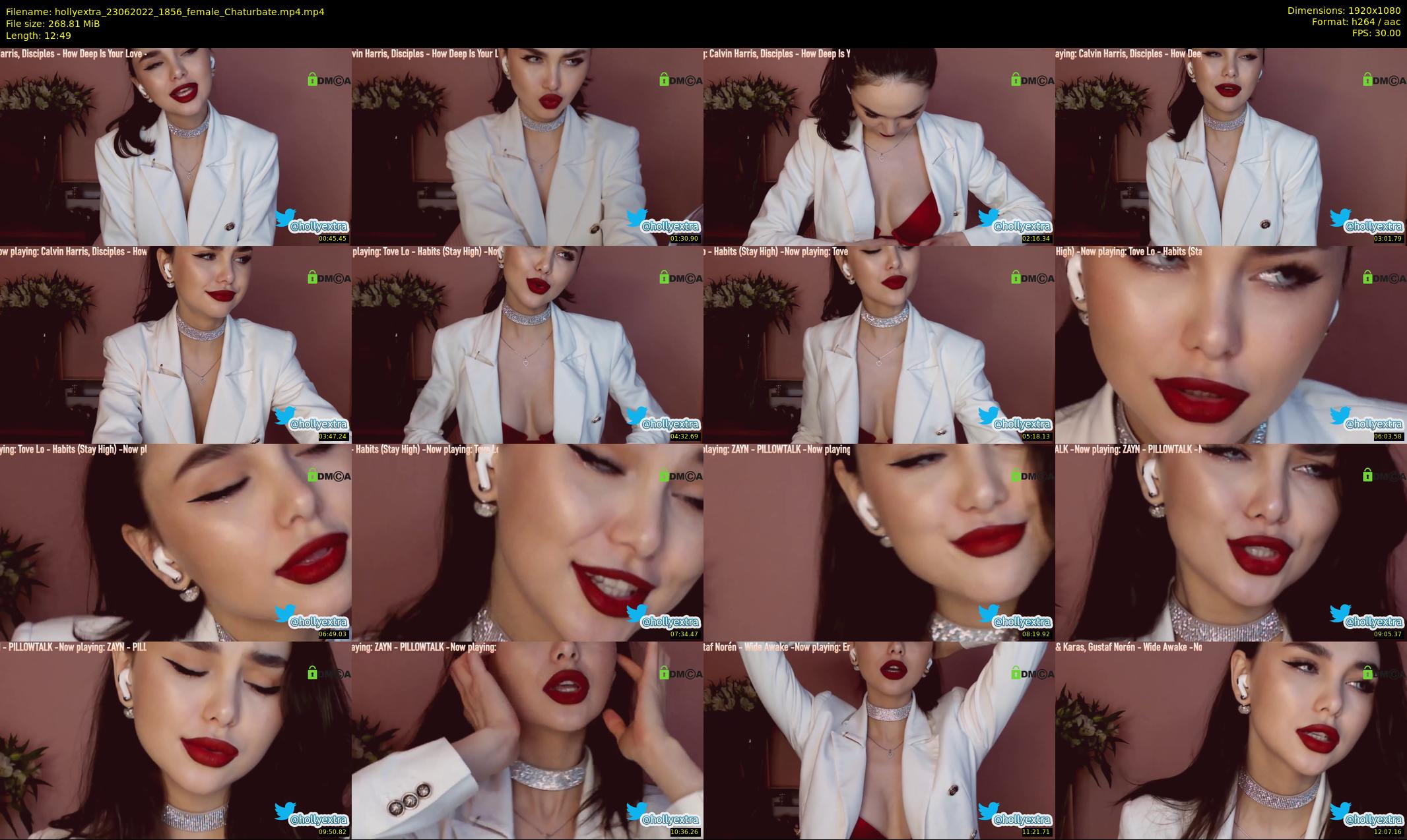 hollyextra — 13 minute Chaturbate female cam show recording, 1080p, Jun 23, 2022