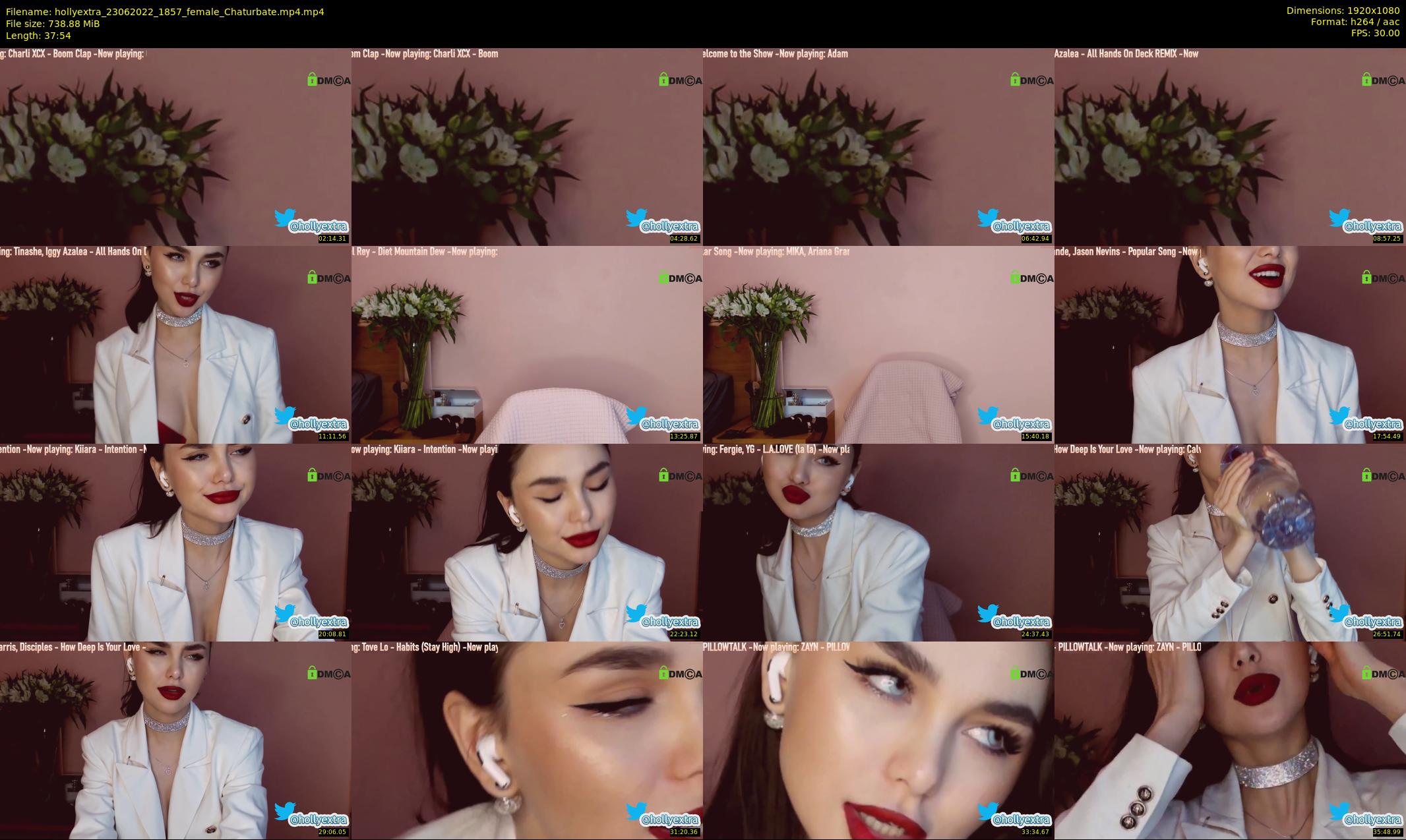 hollyextra — 38 minute Chaturbate female cam show recording, 1080p, Jun 23, 2022