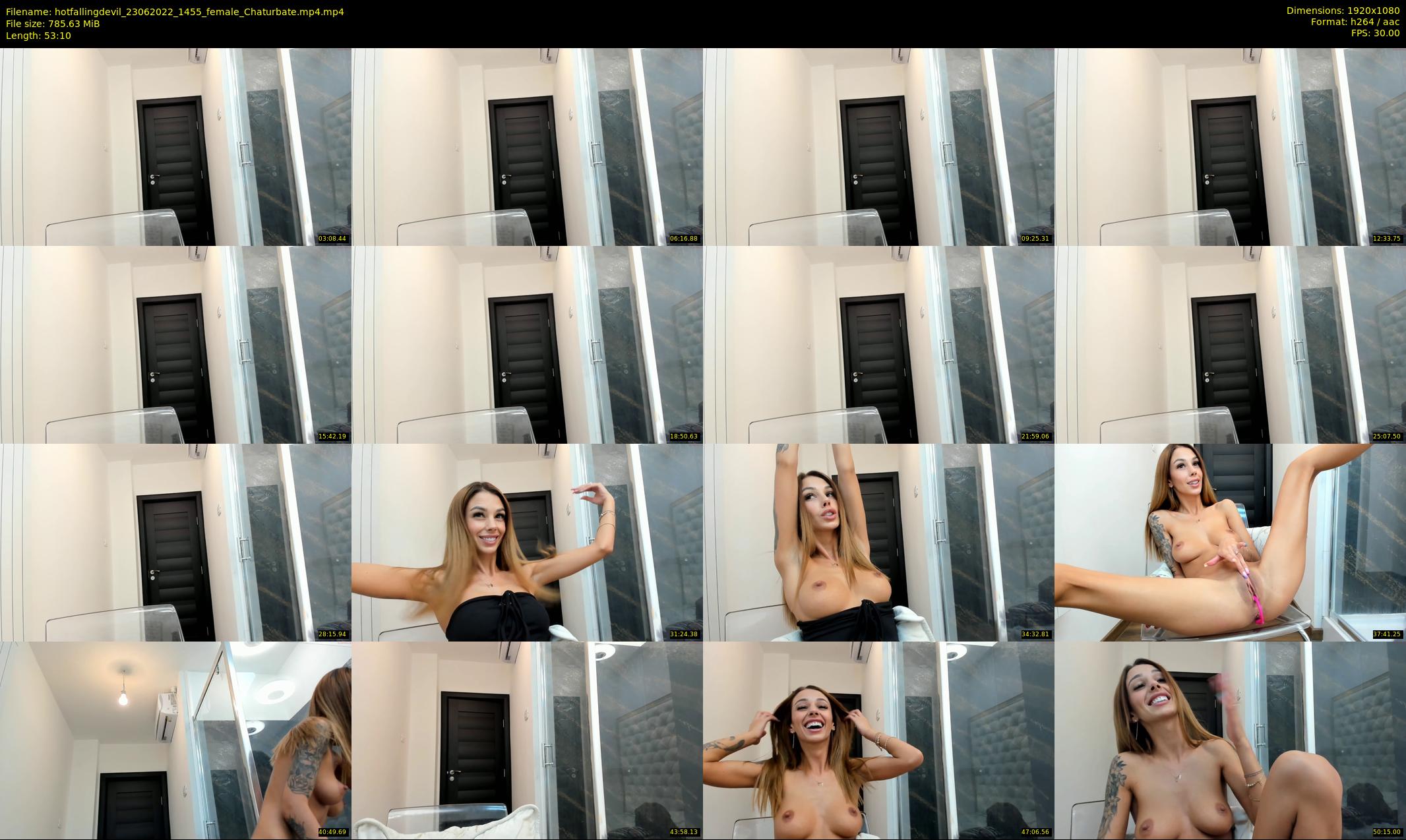hotfallingdevil — 54 minute Chaturbate female cam show recording, 1080p, Jun 23, 2022