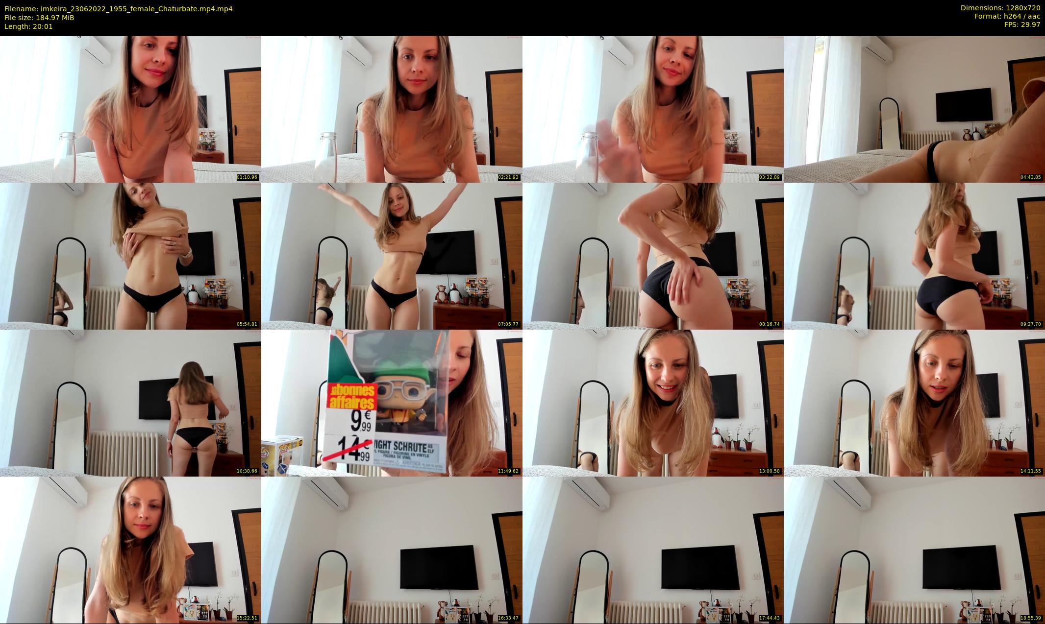 imkeira — 21 minute Chaturbate female cam show recording, 720p, Jun 23, 2022
