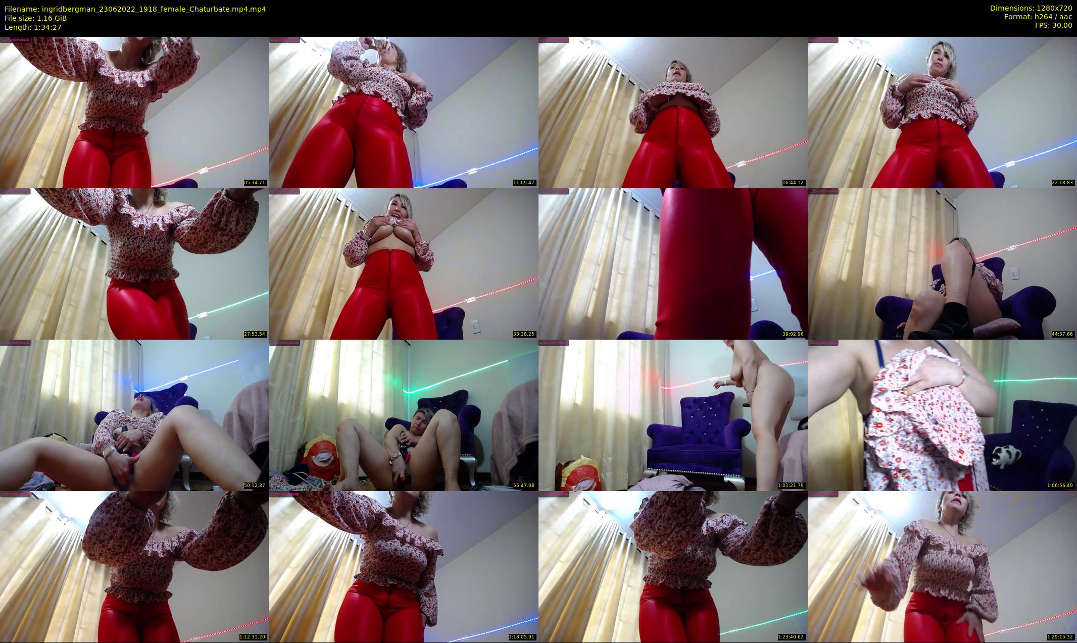ingridbergman — 95 minute Chaturbate female cam show recording, 720p, Jun 23, 2022