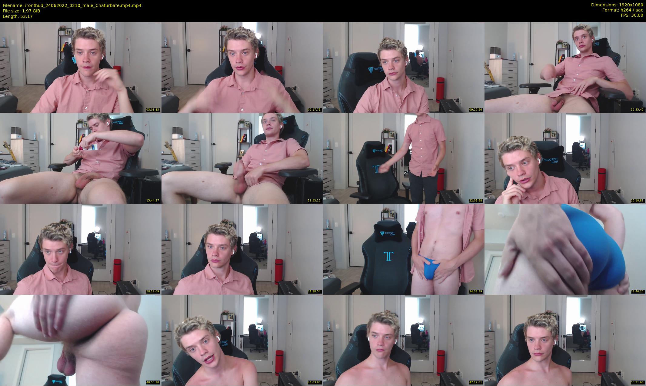 ironthud — 54 minute Chaturbate male cam show recording, 1080p, Jun 24, 2022