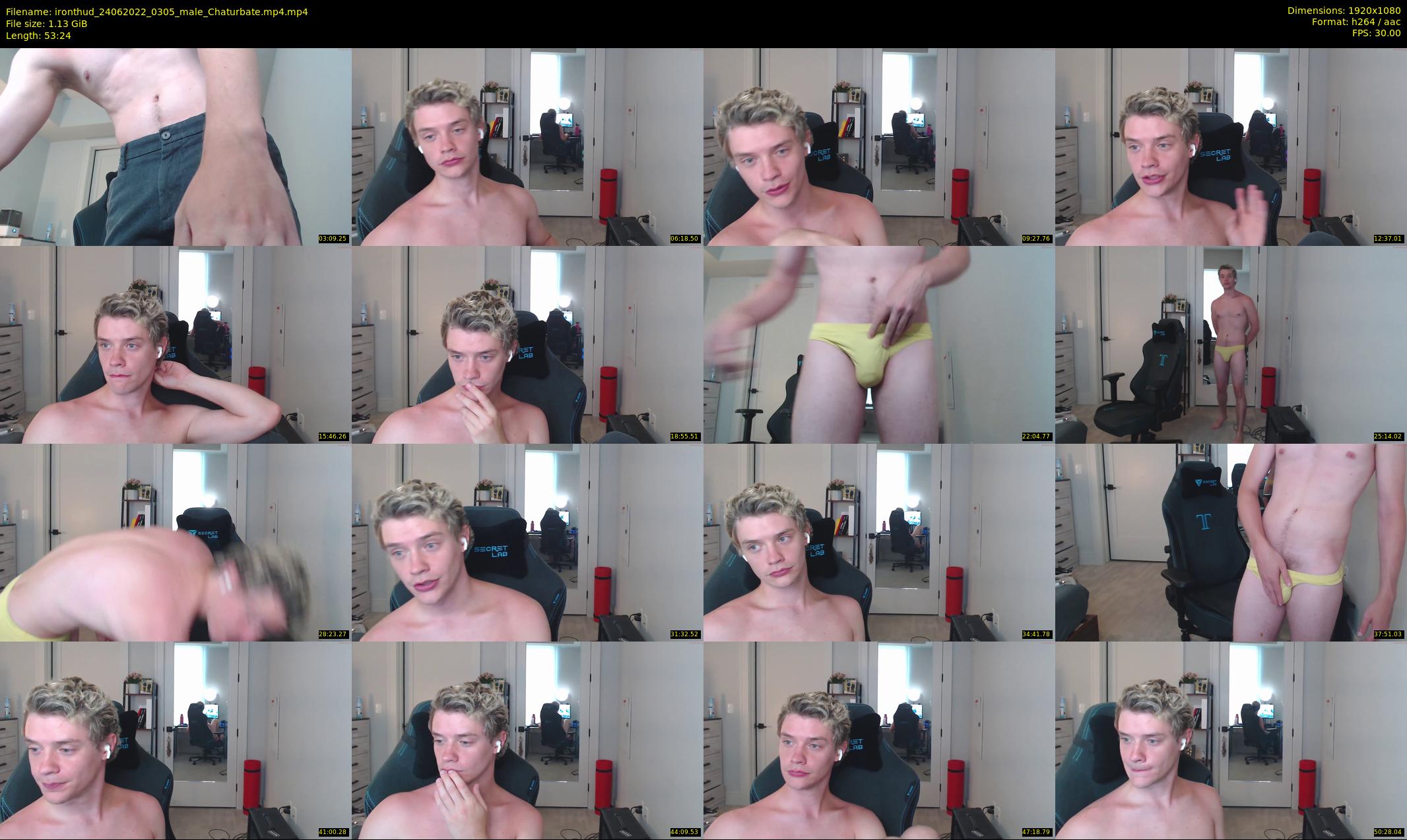 ironthud — 54 minute Chaturbate male cam show recording, 1080p, Jun 24, 2022