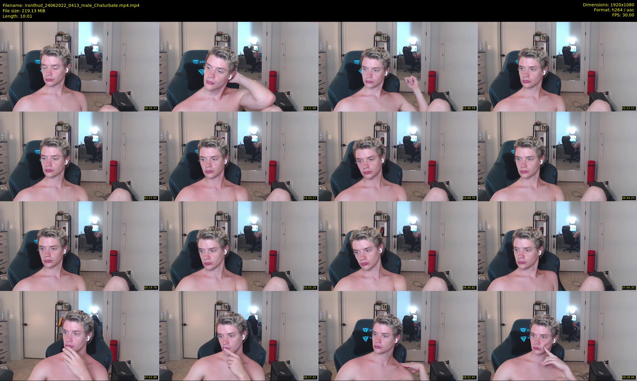 ironthud — 11 minute Chaturbate male cam show recording, 1080p, Jun 24, 2022