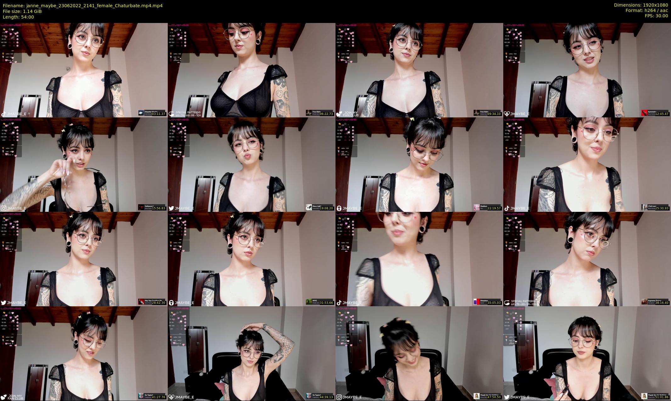 janne_maybe — 54 minute Chaturbate female cam show recording, 1080p, Jun 23, 2022