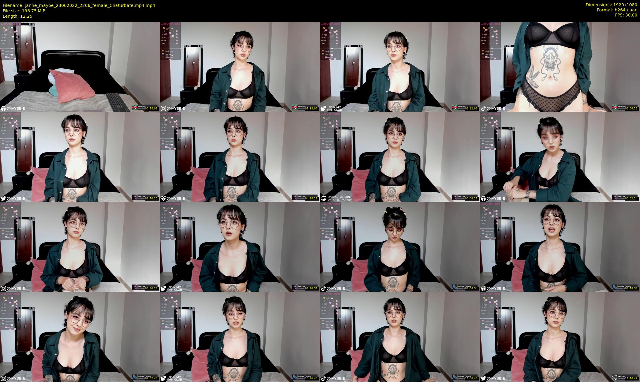 janne_maybe — 13 minute Chaturbate female cam show recording, 1080p, Jun 23, 2022