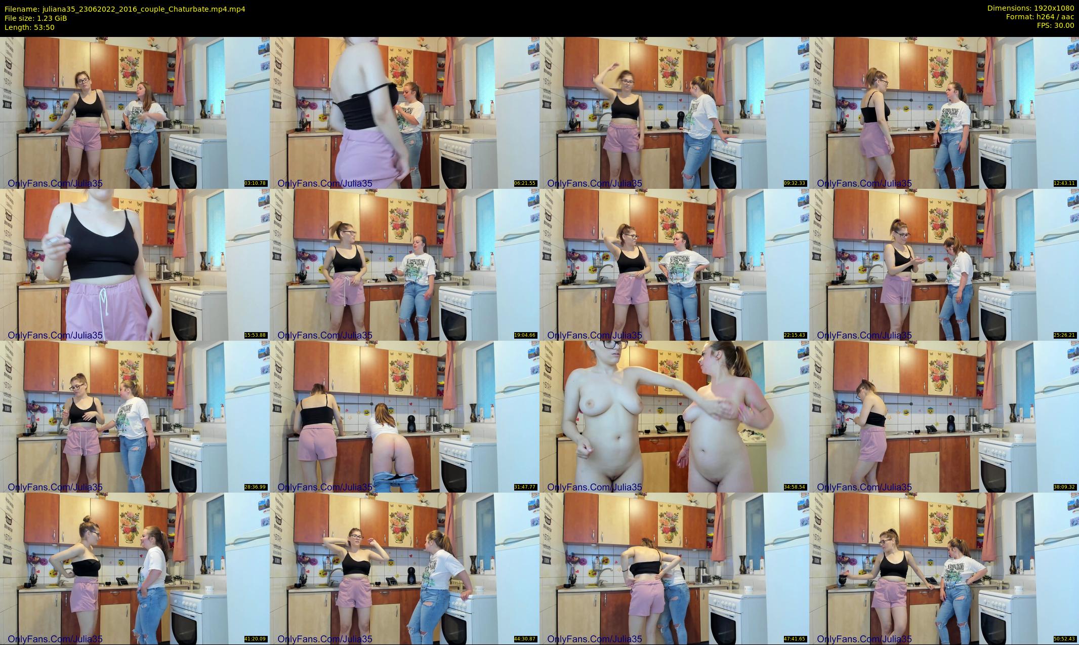 juliana35 — 54 minute Chaturbate couple cam show recording, 1080p, Jun 23, 2022