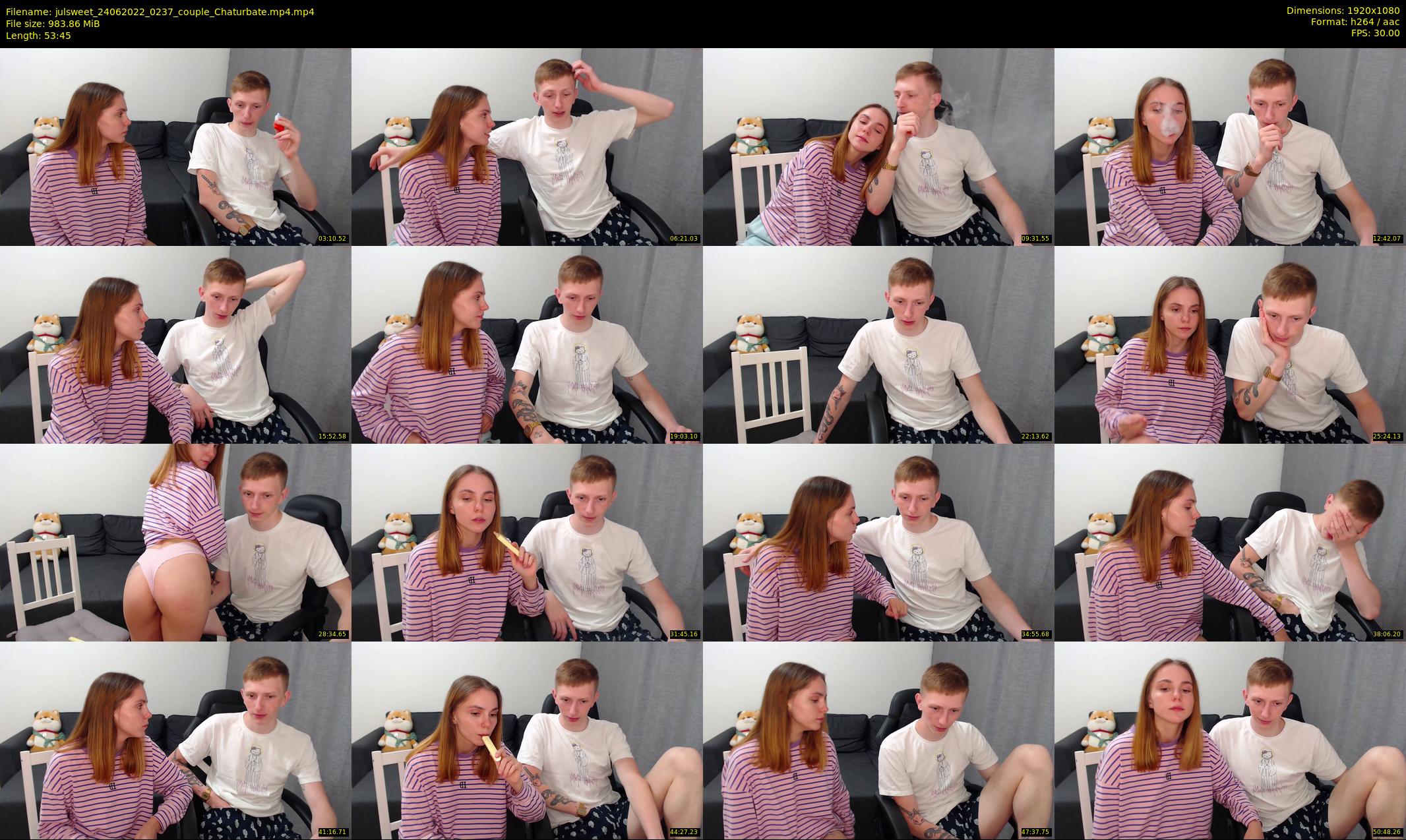 julsweet — 54 minute Chaturbate male cam show recording, 1080p, Jun 24, 2022