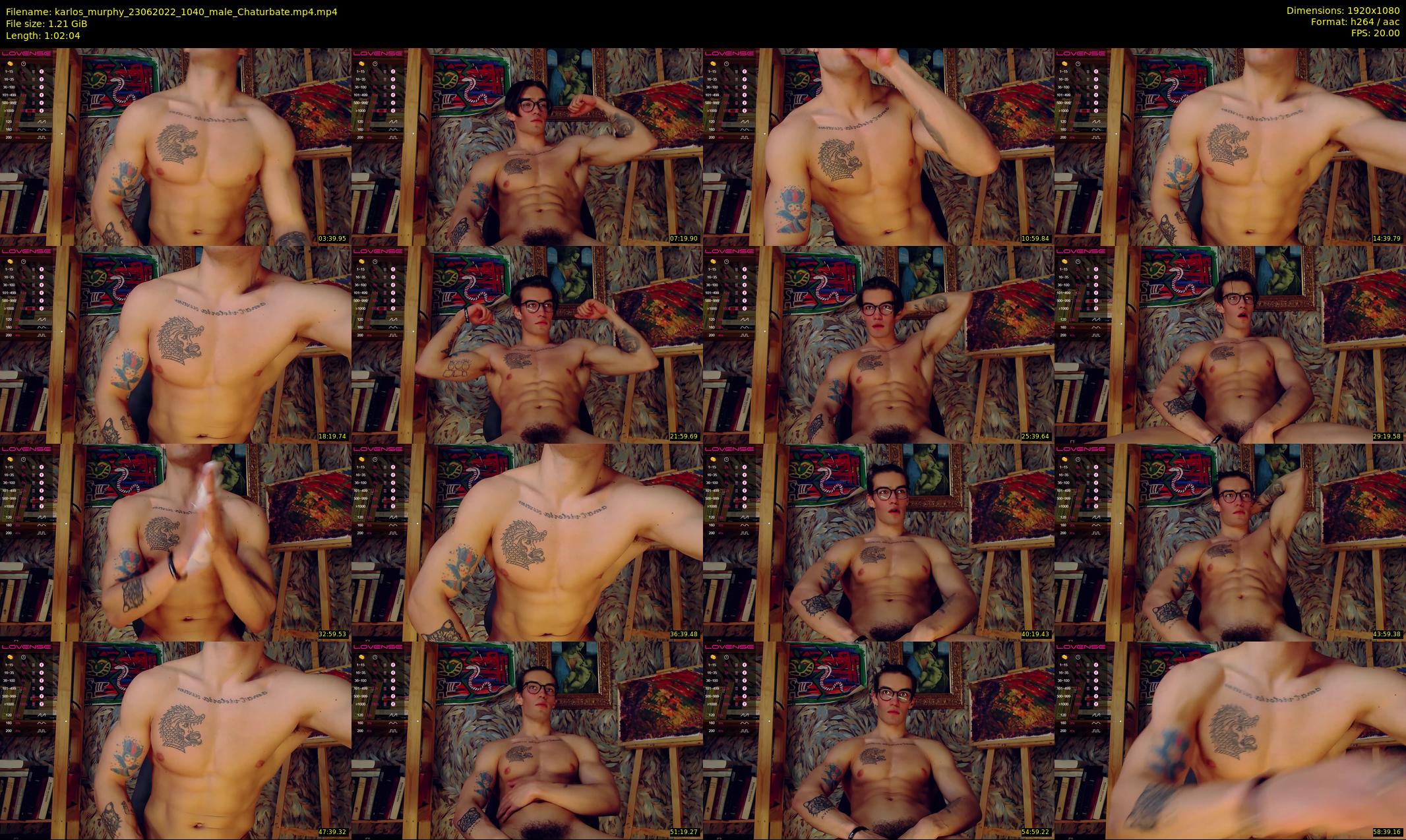 karlos_murphy — 63 minute Chaturbate male cam show recording, 1080p, Jun 23, 2022