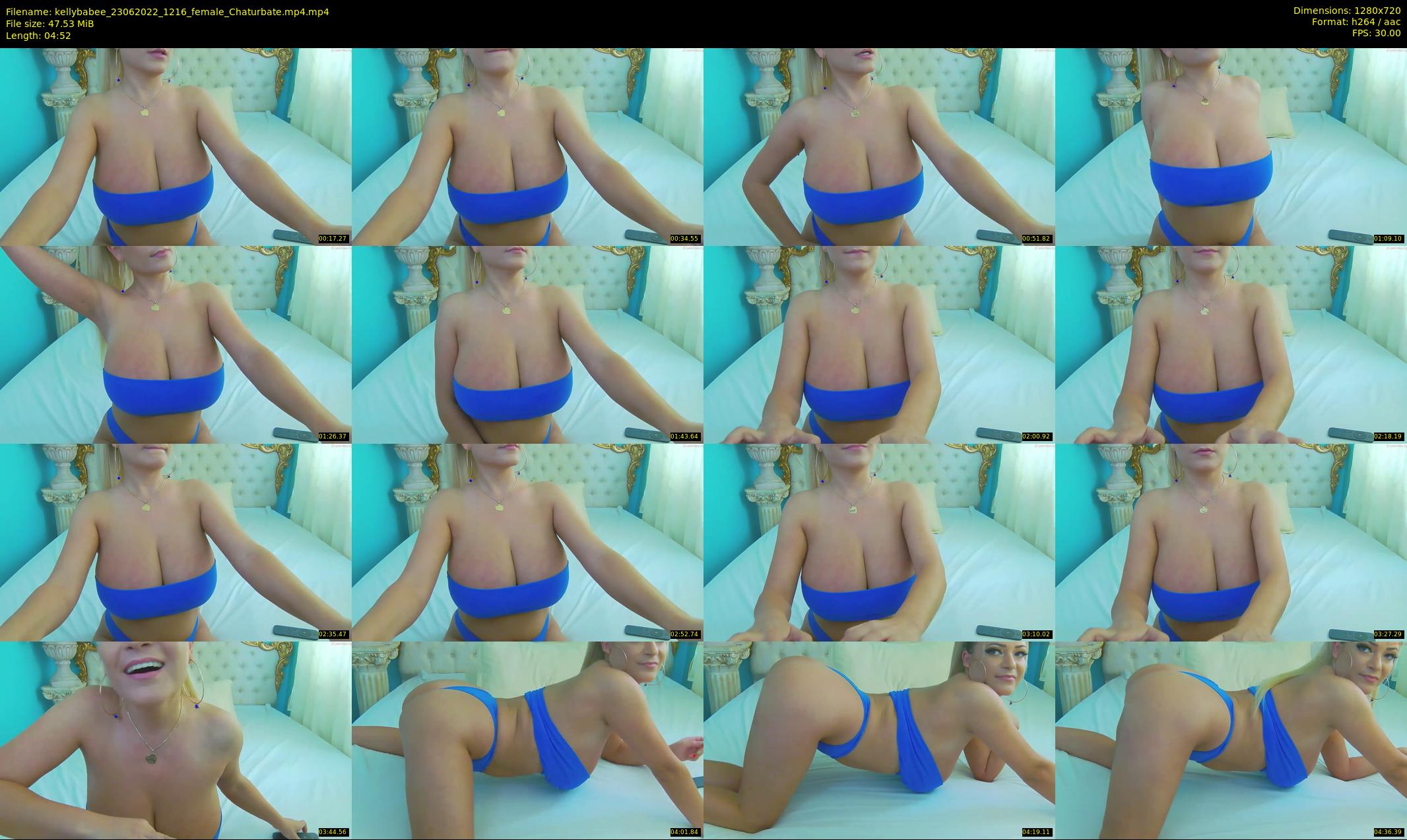 kellybabee — 5 minute Chaturbate female cam show recording, 720p, Jun 23, 2022