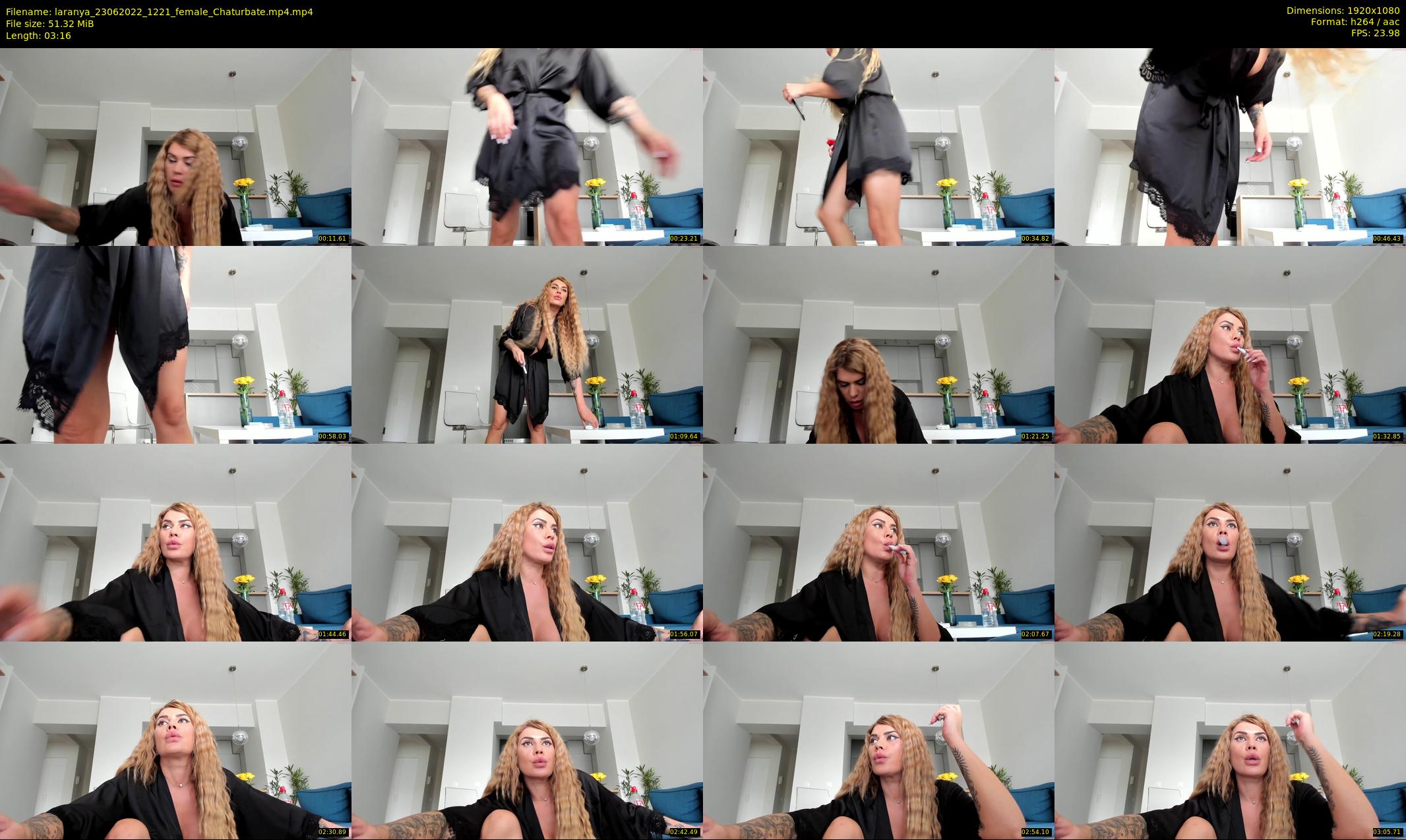 laranya — 4 minute Chaturbate female cam show recording, 1080p, Jun 23, 2022