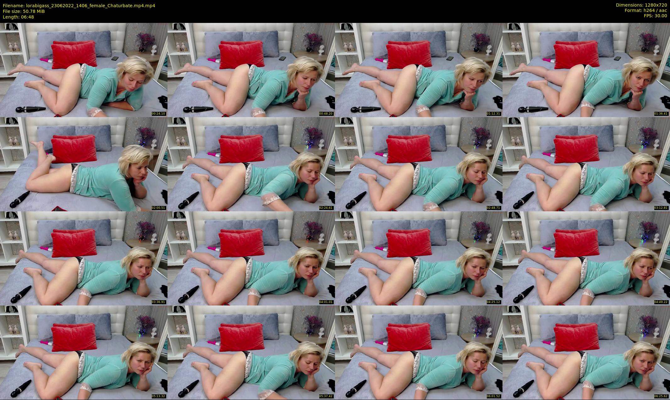 lorabigass — 7 minute Chaturbate female cam show recording, 720p, Jun 23, 2022