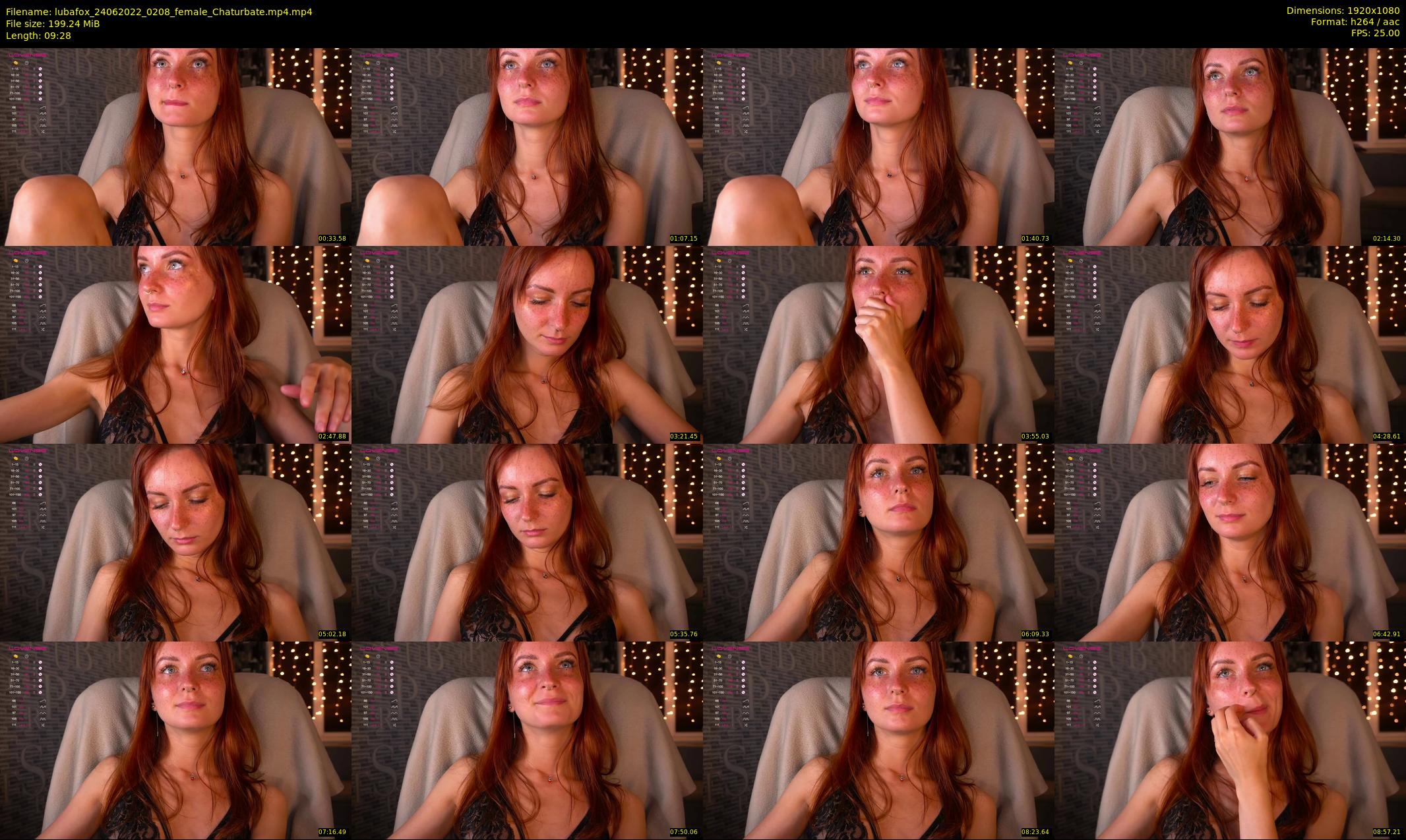 lubafox — 10 minute Chaturbate female cam show recording, 1080p, Jun 24, 2022