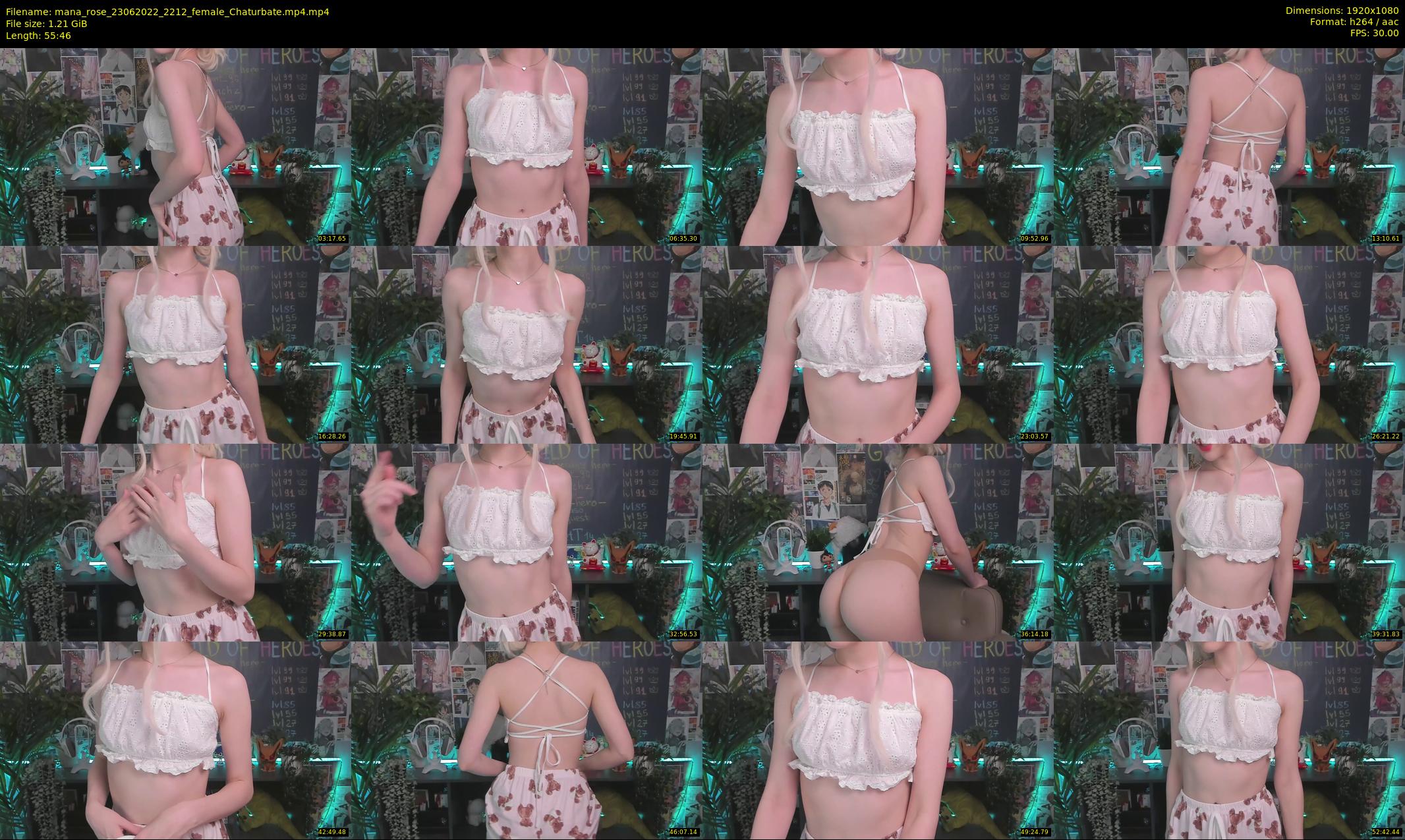 mana_rose — 56 minute Chaturbate female cam show recording, 1080p, Jun 23, 2022