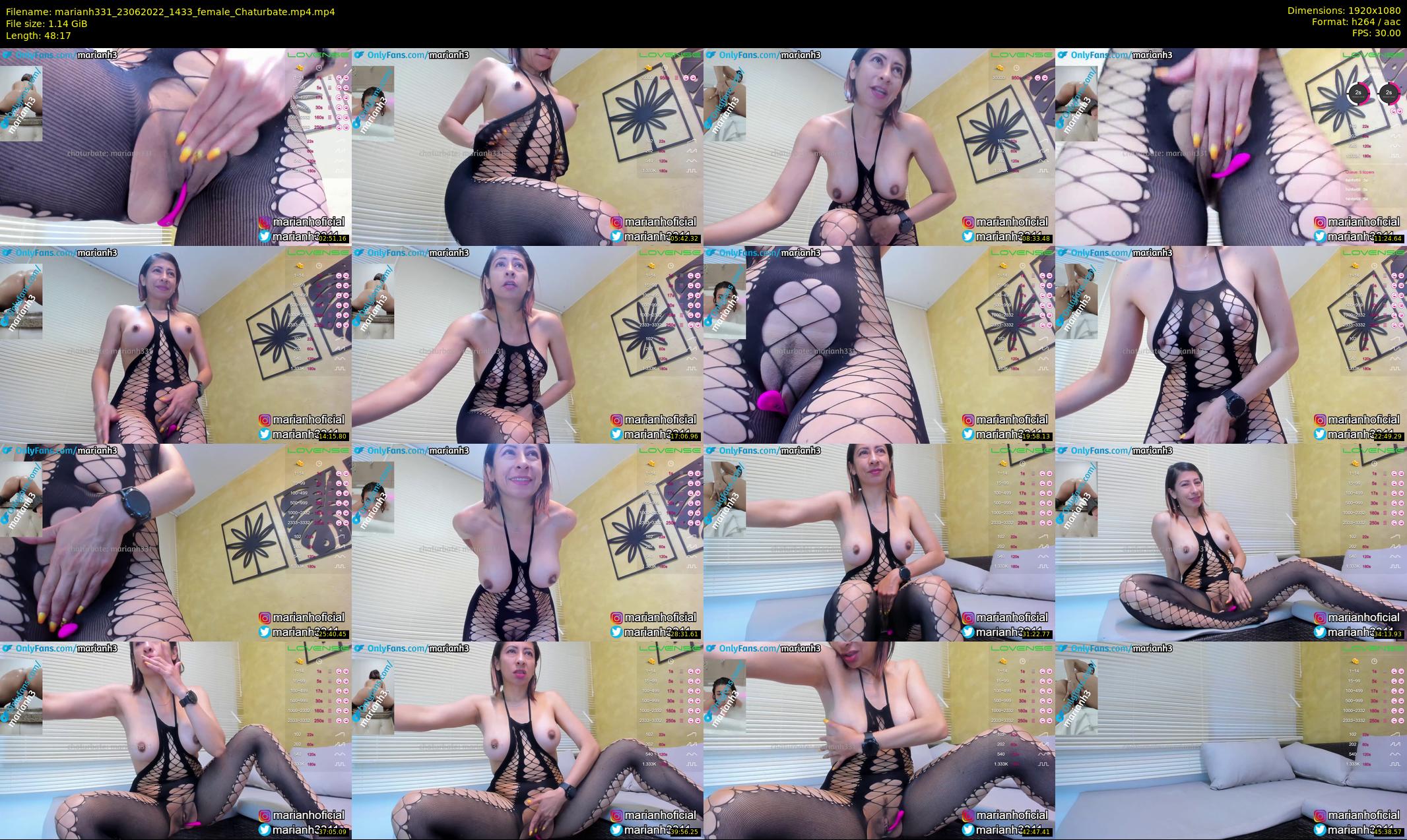 marianh331 — 49 minute Chaturbate female cam show recording, 1080p, Jun 23, 2022