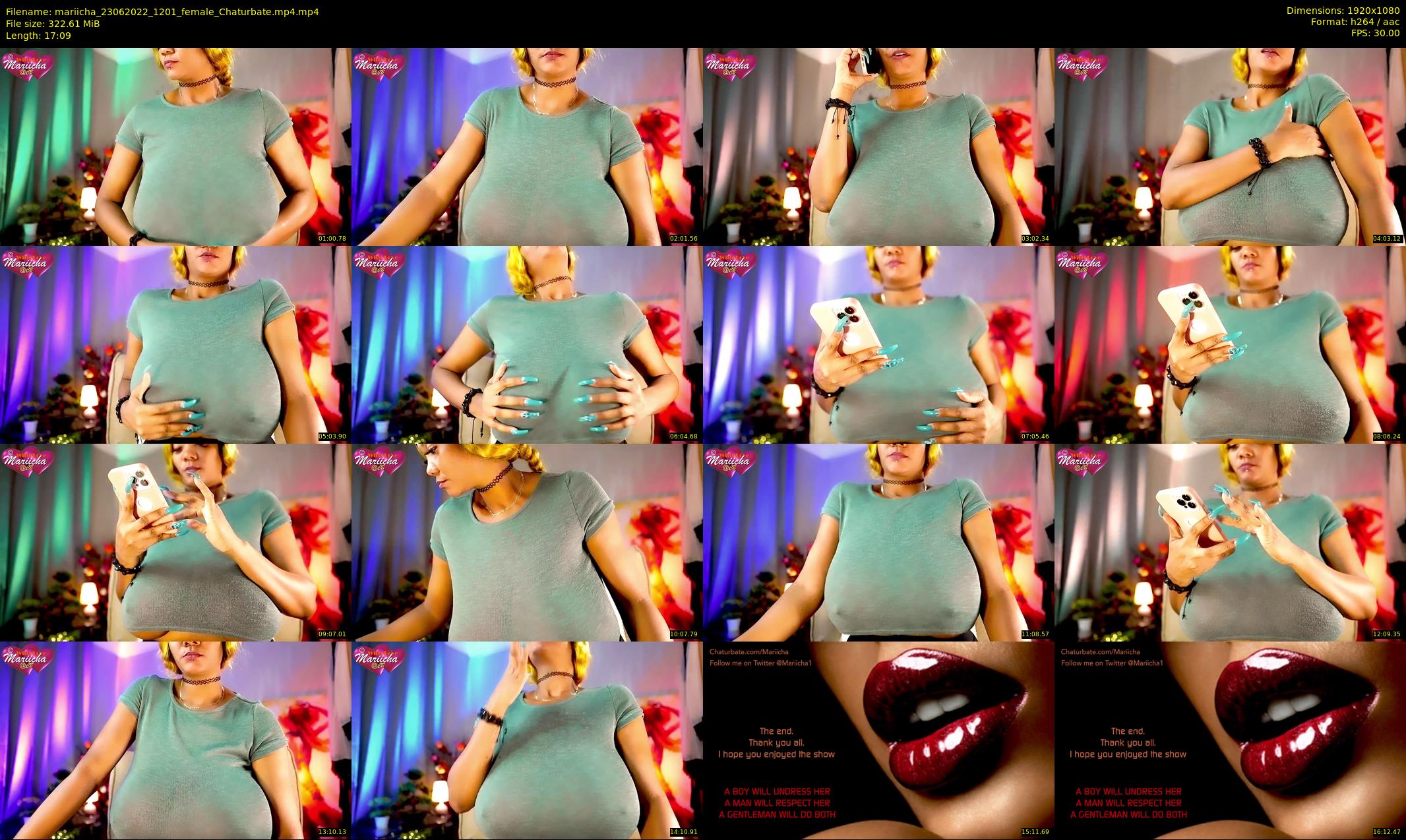 mariicha — 18 minute Chaturbate female cam show recording, 1080p, Jun 23, 2022
