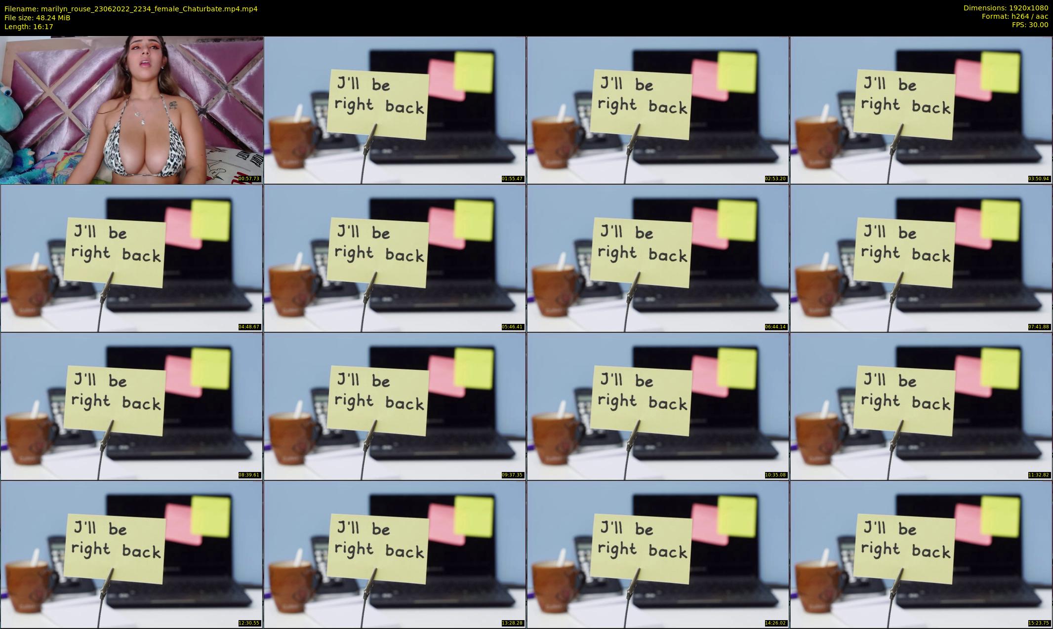 marilyn_rouse — 17 minute Chaturbate female cam show recording, 1080p, Jun 23, 2022
