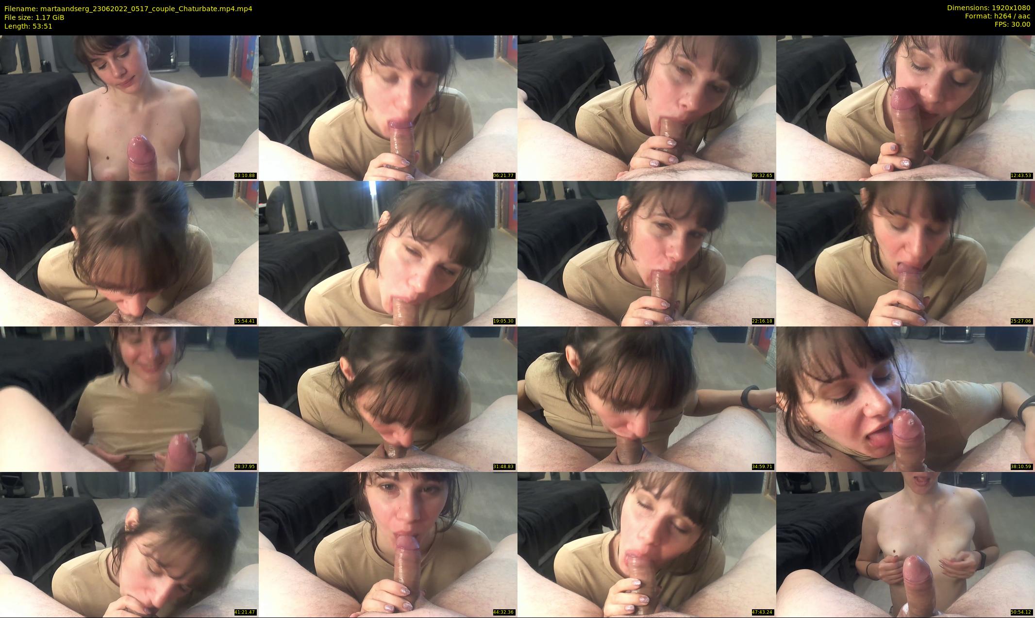 martaandserg — 54 minute Chaturbate female cam show recording, 1080p, Jun 23, 2022