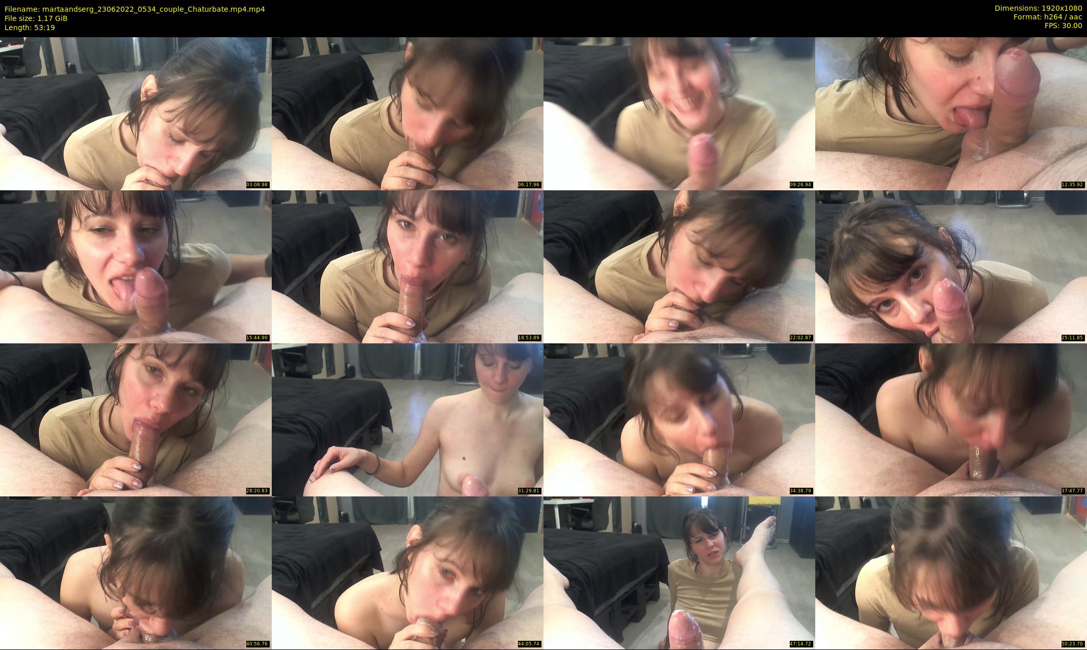 martaandserg — 54 minute Chaturbate female cam show recording, 1080p, Jun 23, 2022