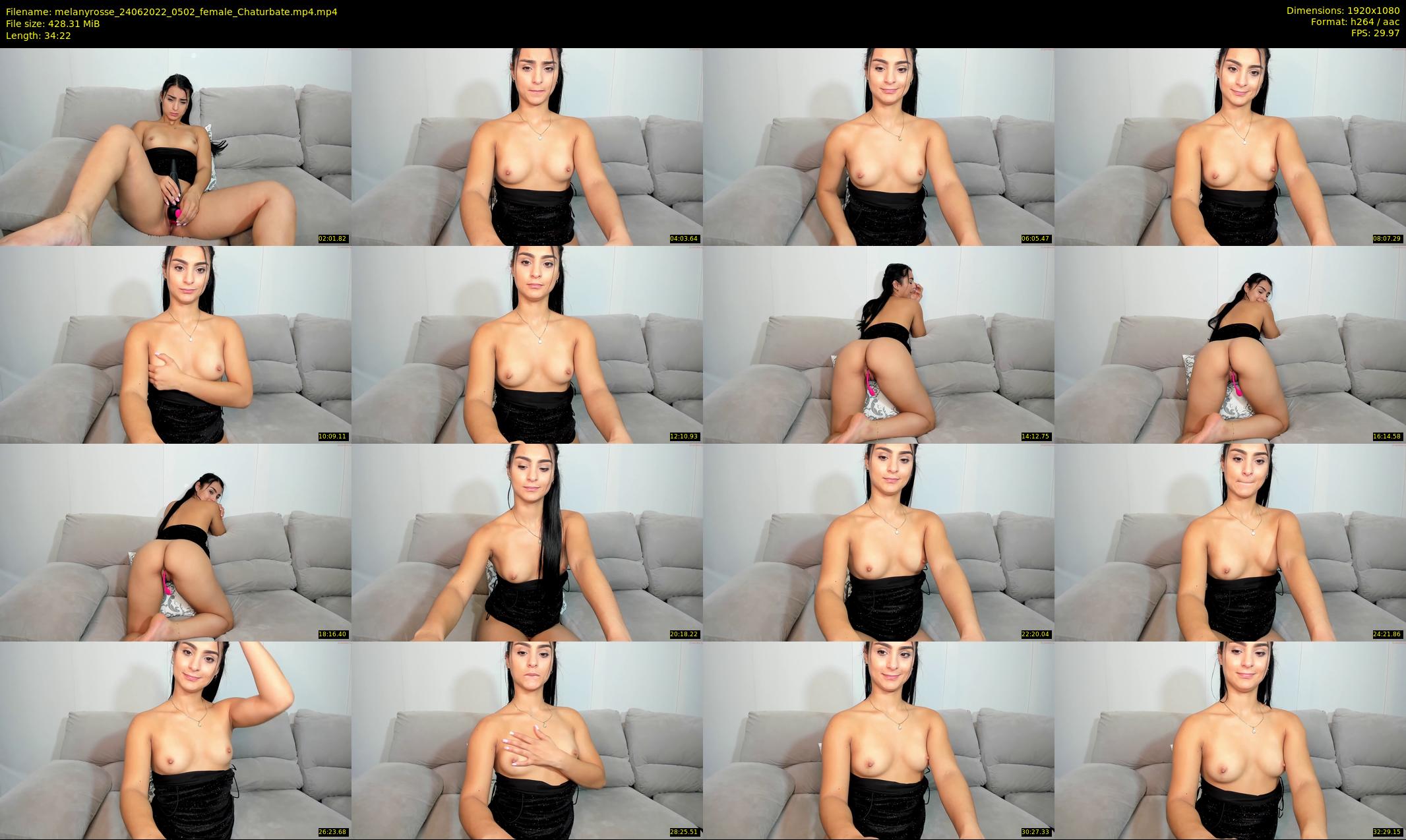 melanyrosse — 35 minute Chaturbate female cam show recording, 1080p, Jun 24, 2022