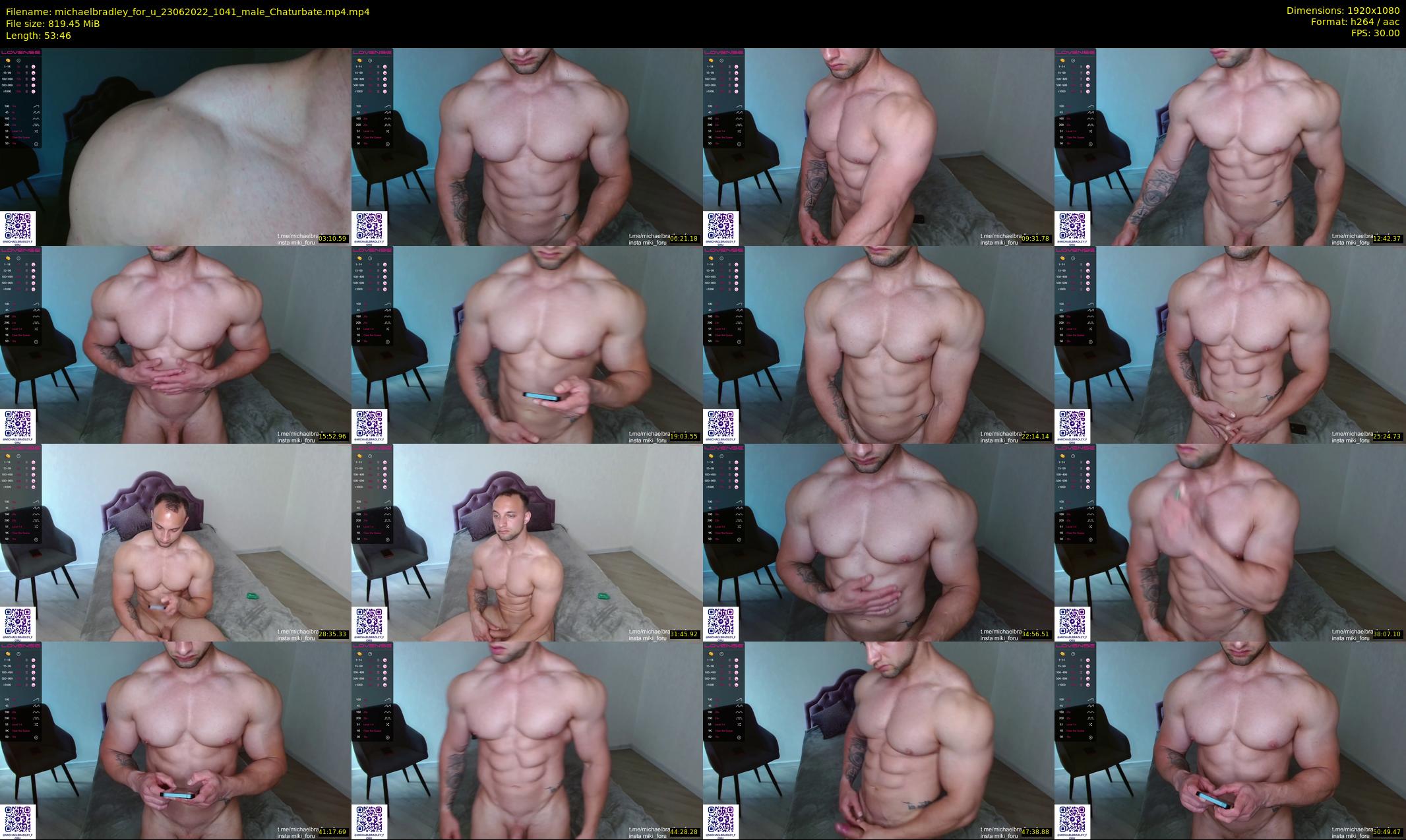 michaelbradley_for_u — 54 minute Chaturbate male cam show recording, 1080p, Jun 23, 2022