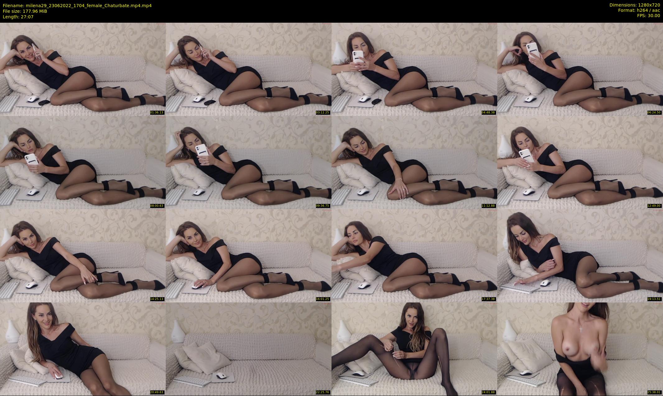 milena29 — 28 minute Chaturbate female cam show recording, 720p, Jun 23, 2022