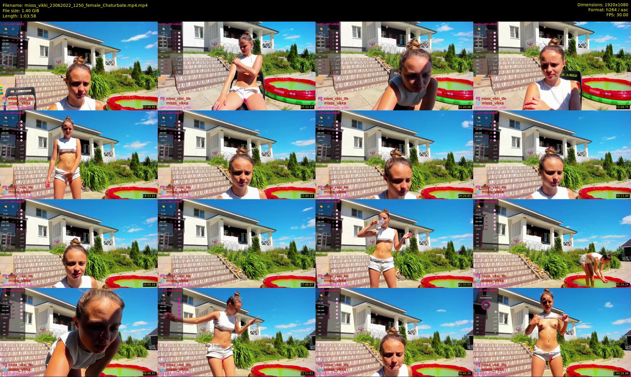 misss_vikki — 64 minute Chaturbate female cam show recording, 1080p, Jun 23, 2022