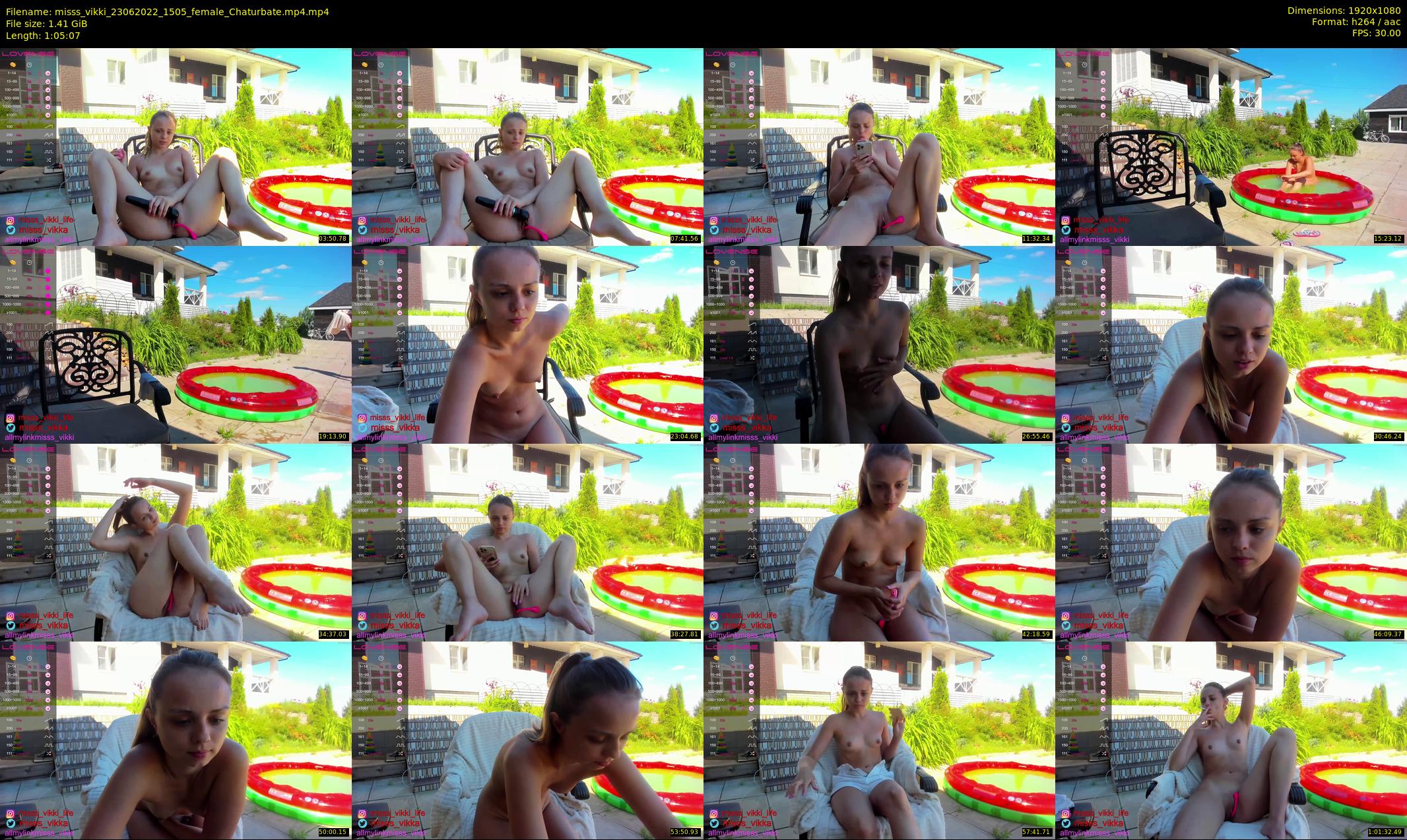 misss_vikki — 66 minute Chaturbate female cam show recording, 1080p, Jun 23, 2022