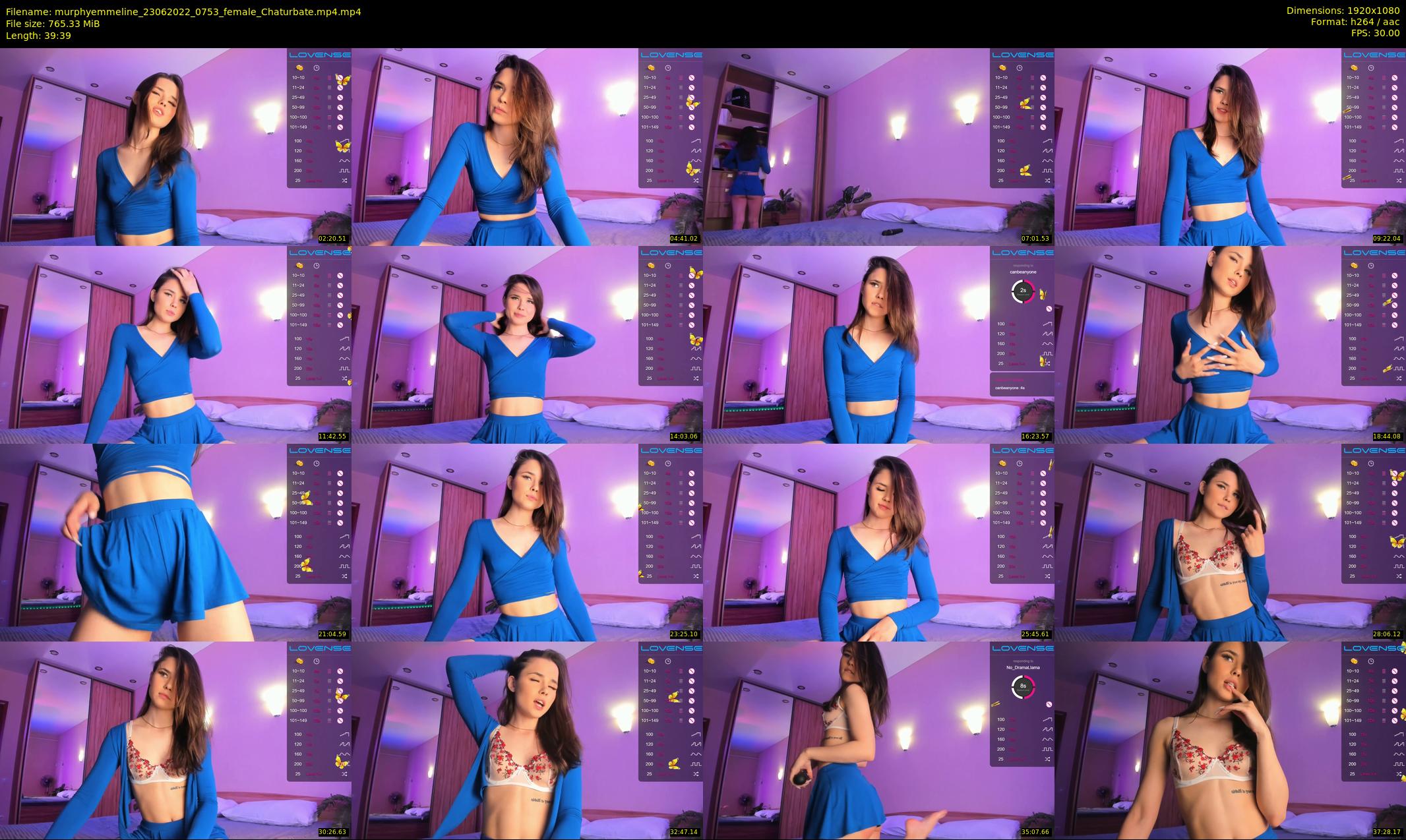 murphyemmeline — 40 minute Chaturbate female cam show recording, 1080p, Jun 23, 2022