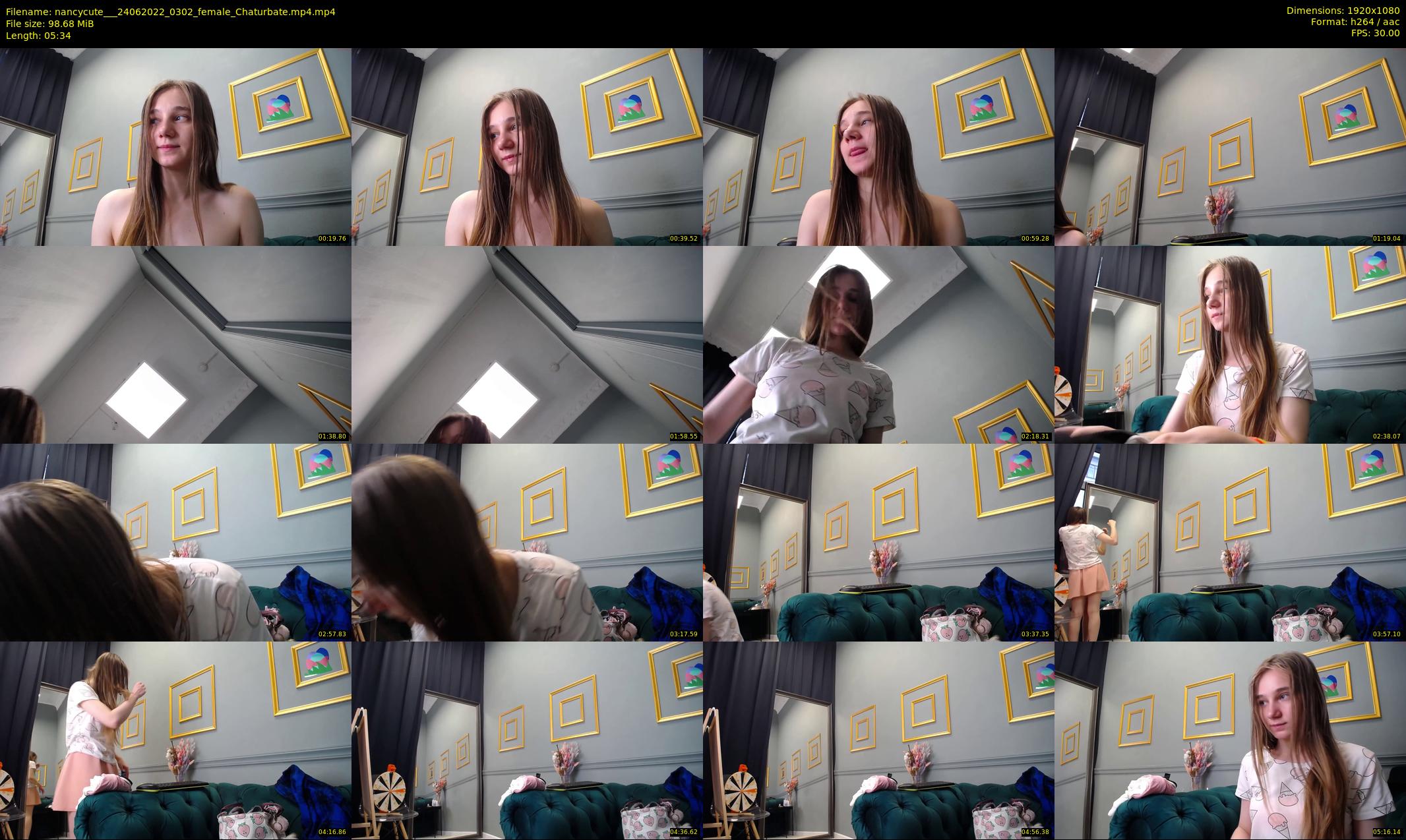 nancycute__ — 6 minute Chaturbate female cam show recording, 1080p, Jun 24, 2022