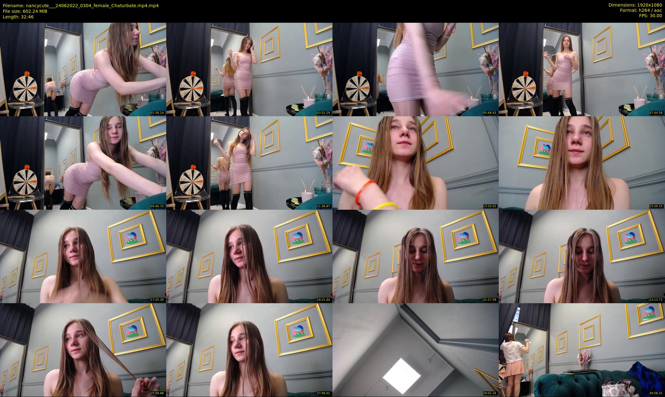 nancycute__ — 33 minute Chaturbate female cam show recording, 1080p, Jun 24, 2022